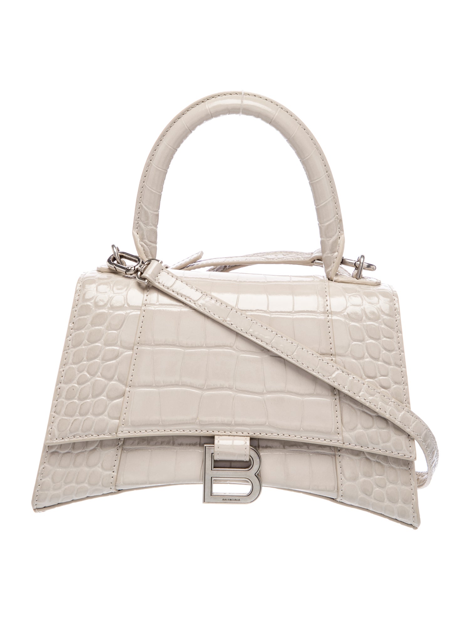 Balenciaga Embossed Leather Hourglass Small w/ Tags