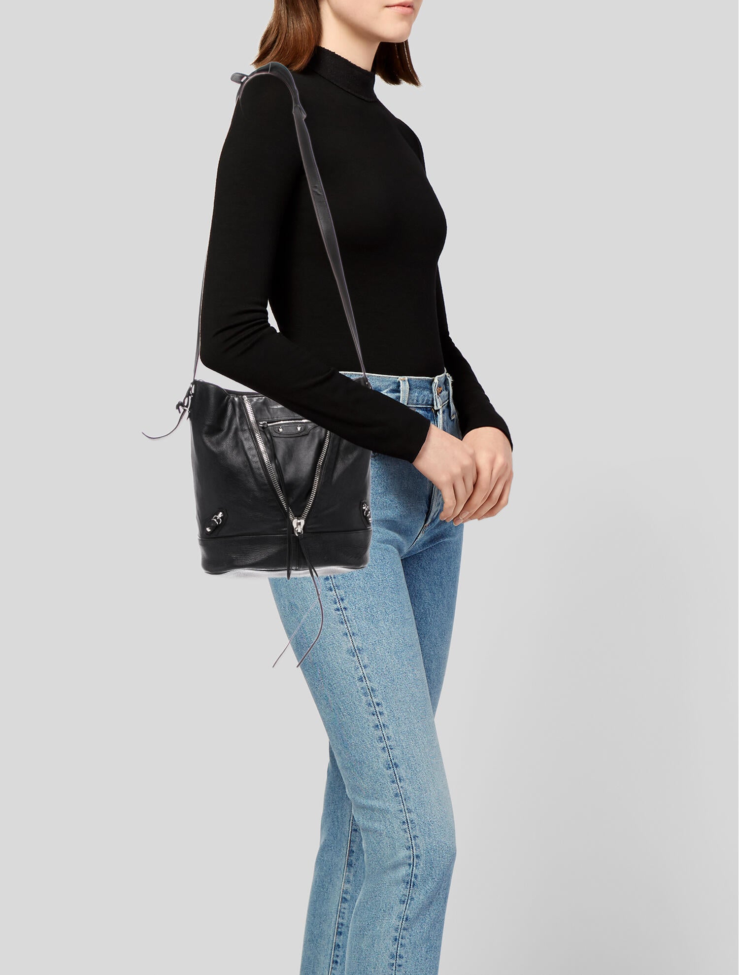 Balenciaga Leather Papier Drop