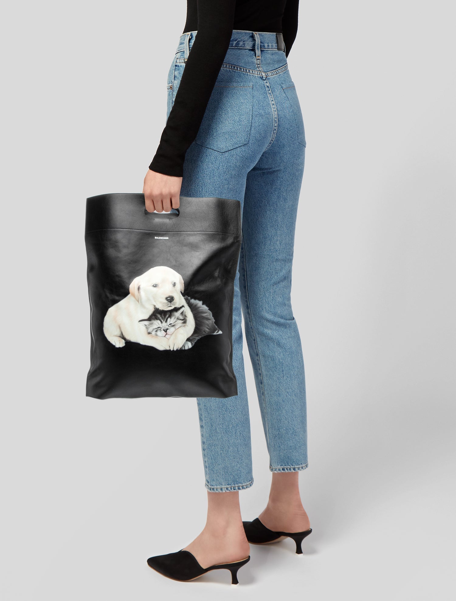 Balenciaga Leather Top Handle Bag