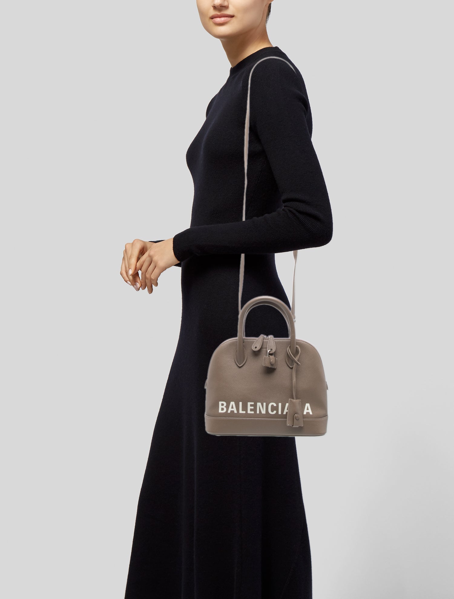 Balenciaga Leather Villa Small