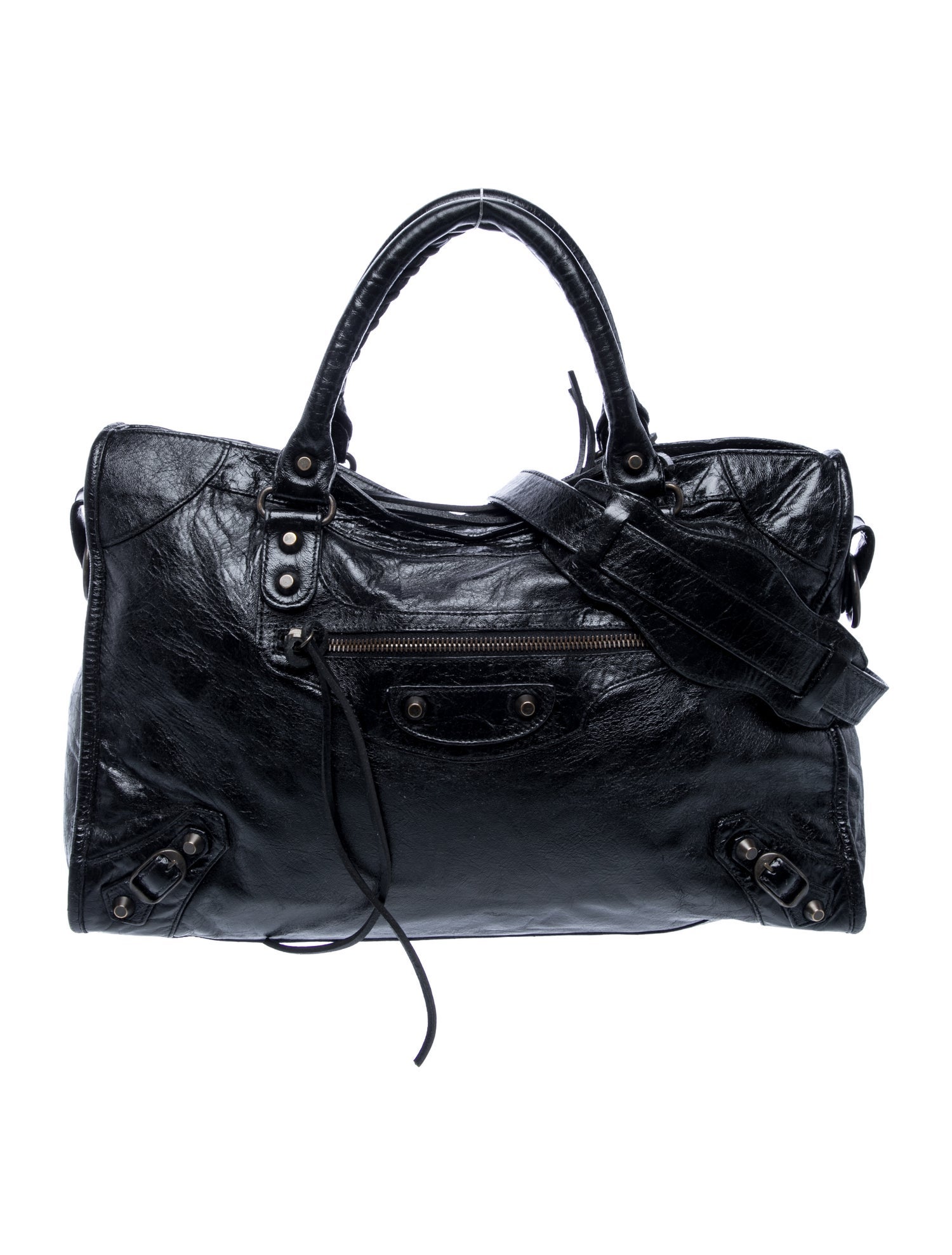 Balenciaga Leather Motocross Classic City