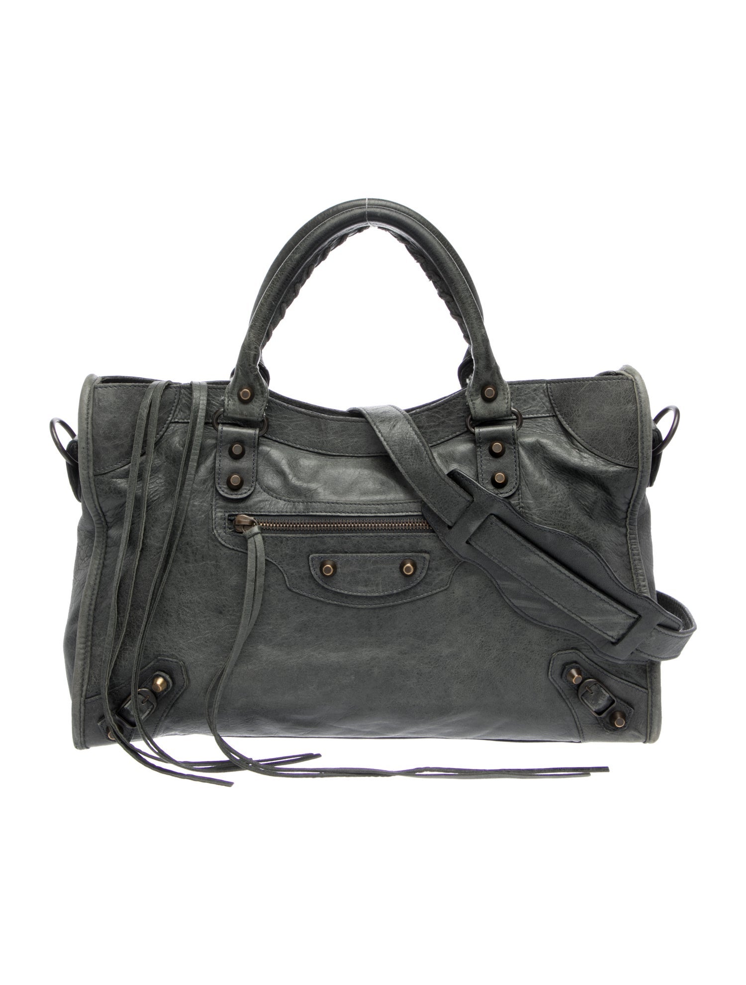 Balenciaga Leather Motocross Classic City