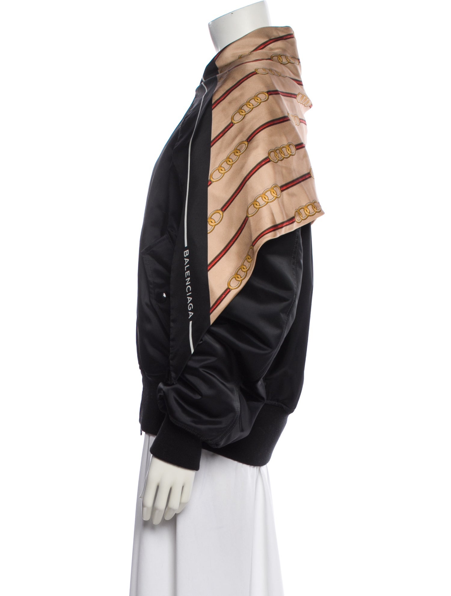 Balenciaga 2017 Nylon Bomber Jacket