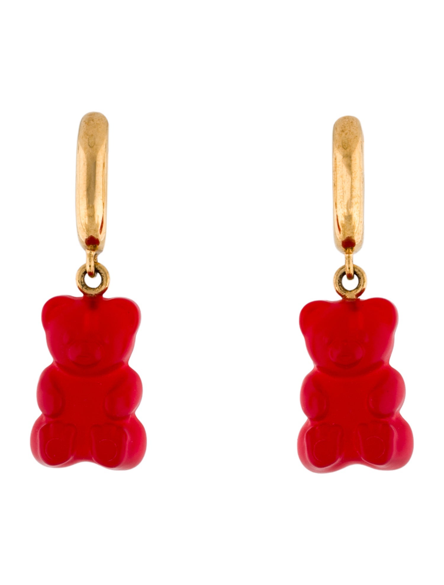 Balenciaga Resin Gummy Bear Drop Earrings