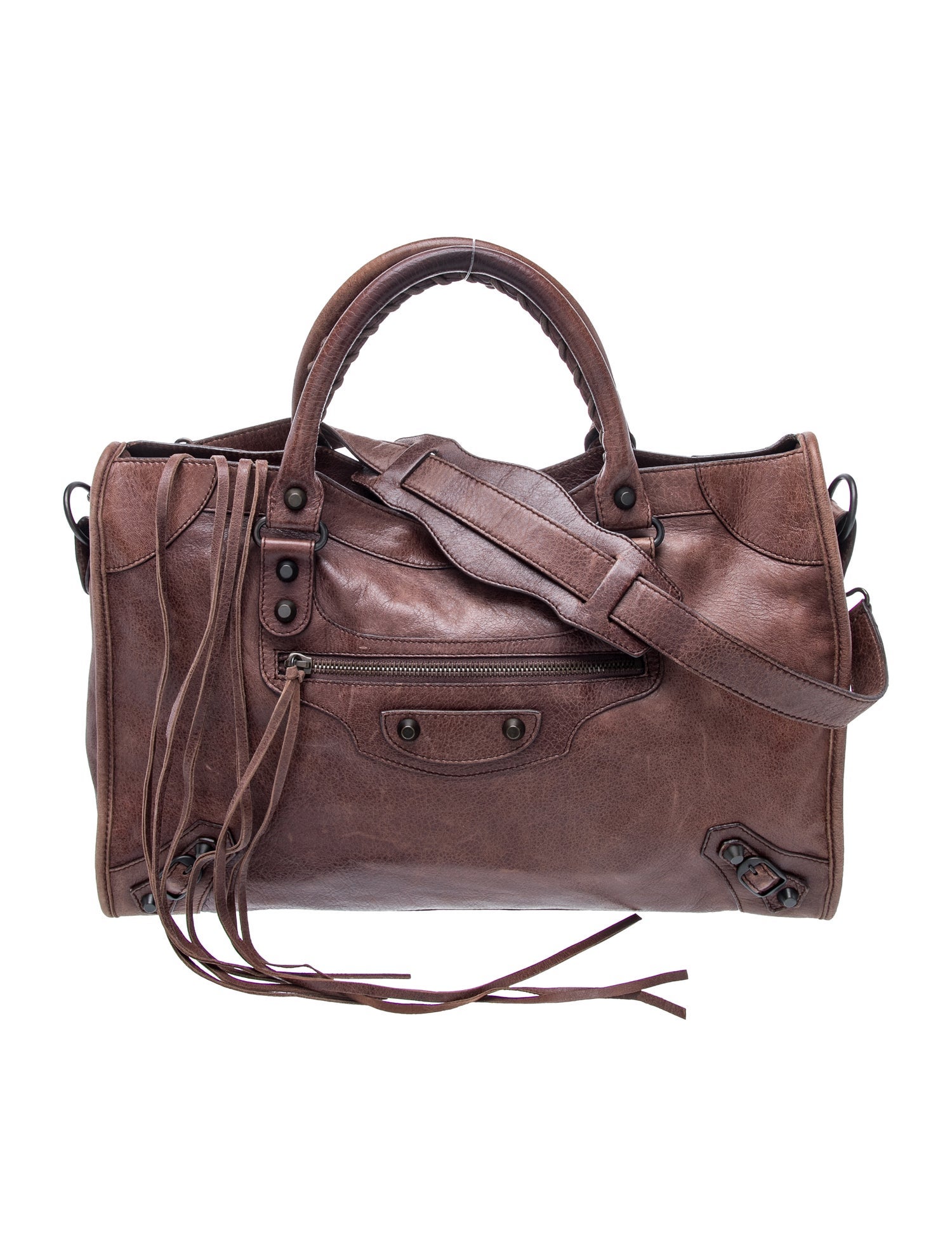 Balenciaga Leather Motocross Classic City