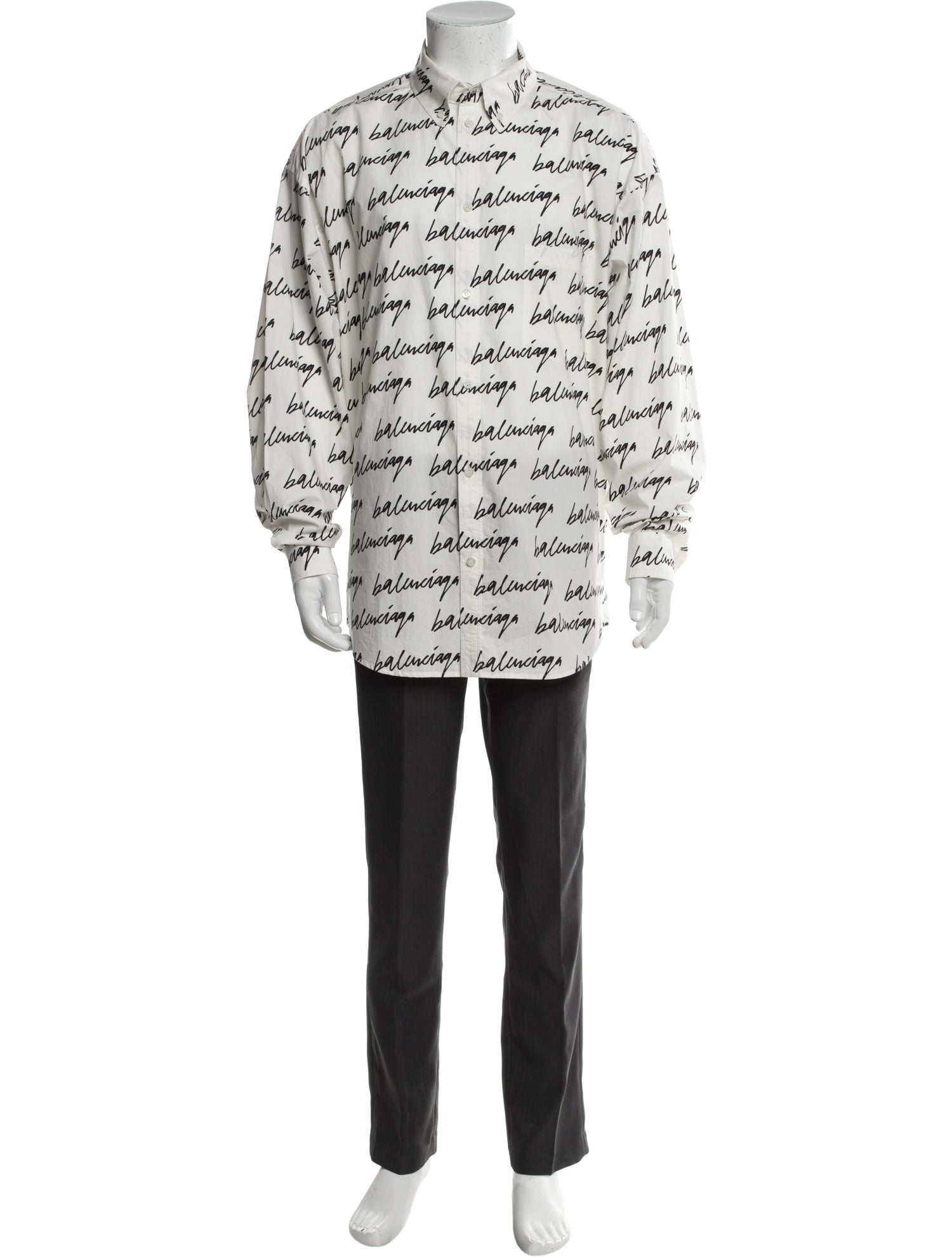 Balenciaga 2020 Signature Logo Shirt