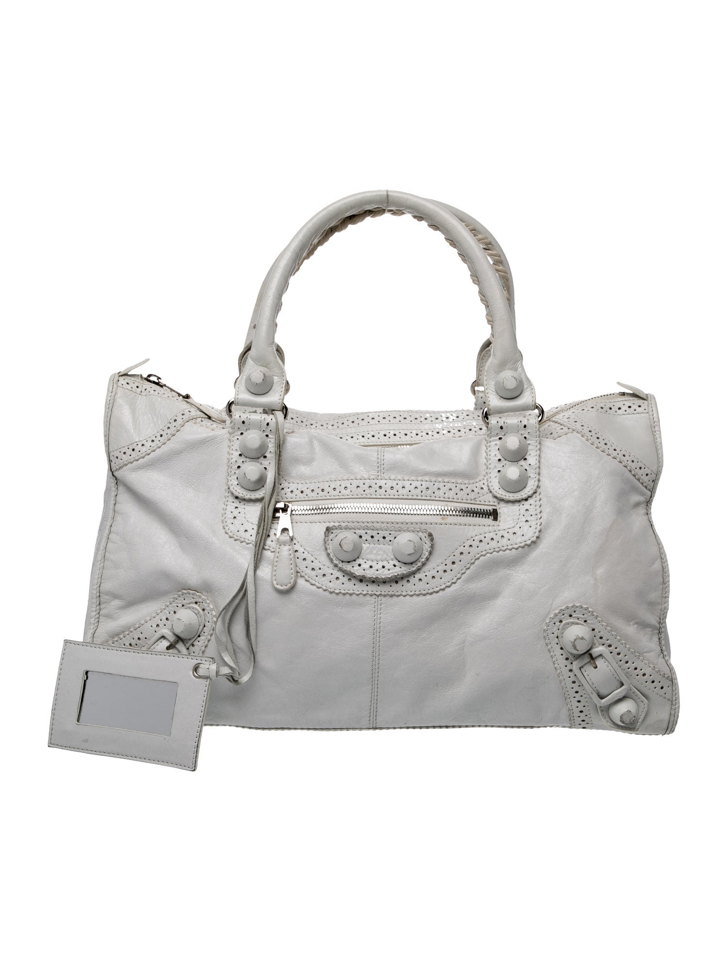 Balenciaga Leather Top Handle Bag