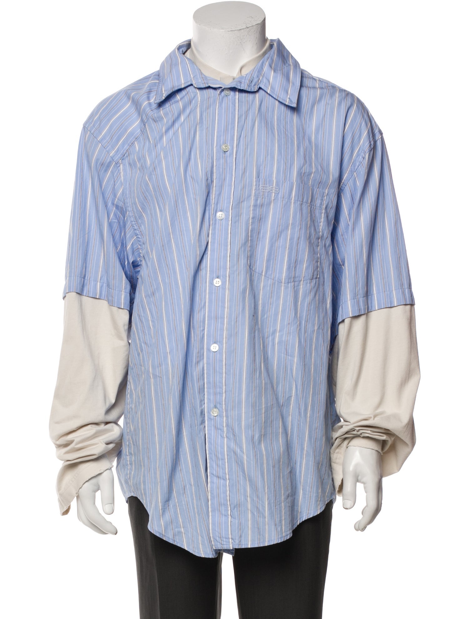 Balenciaga 2023 Striped Shirt