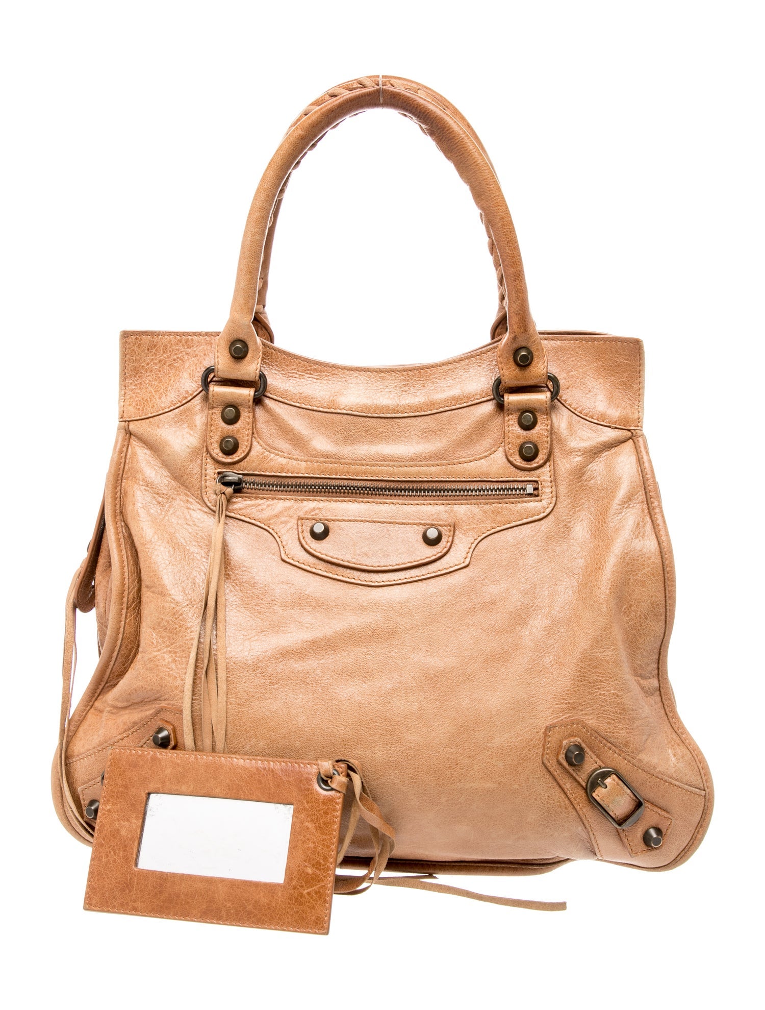 Balenciaga Leather Top Handle Bag