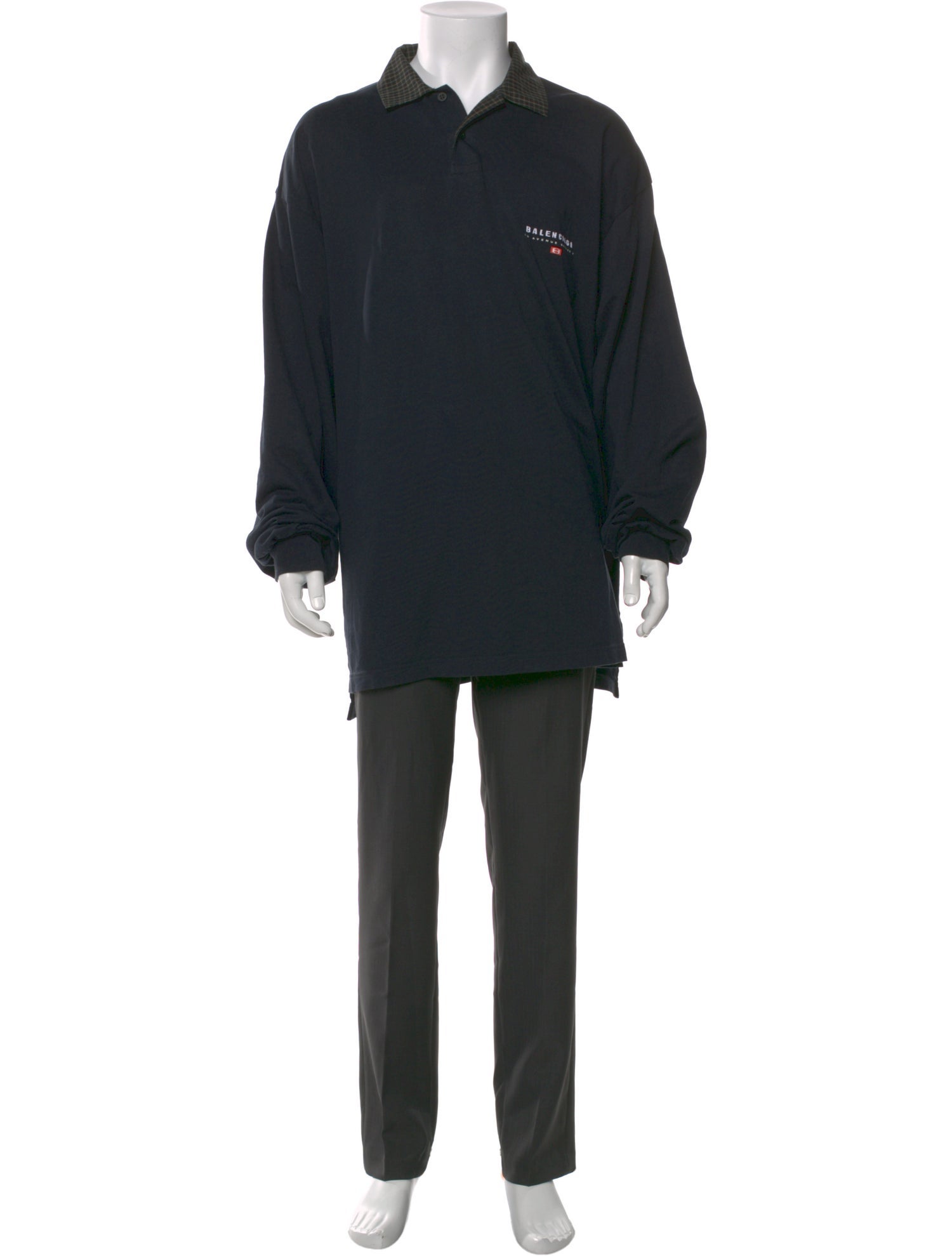 Balenciaga 2024 Signature Logo Polo Shirt