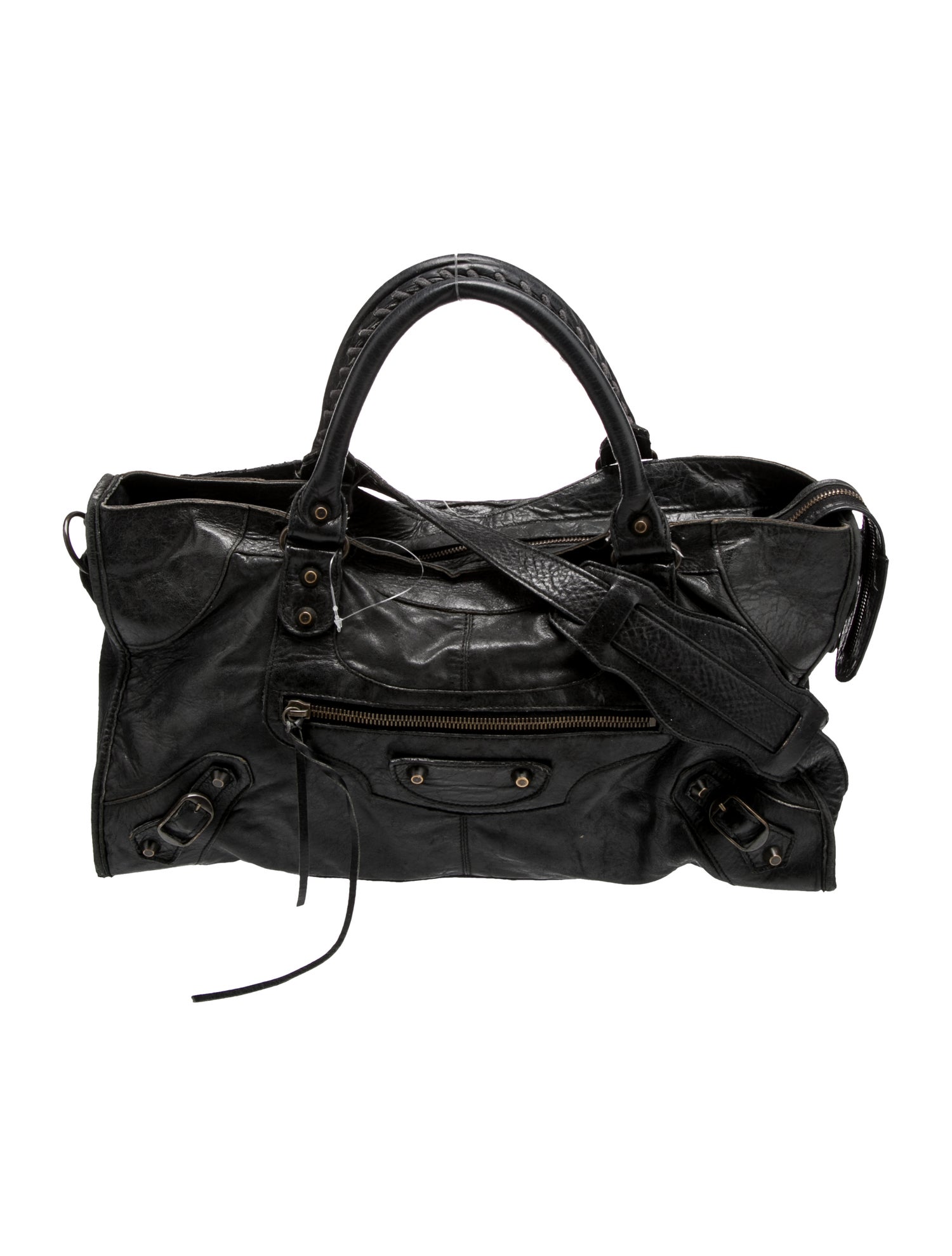 Balenciaga Leather Motocross Classic City