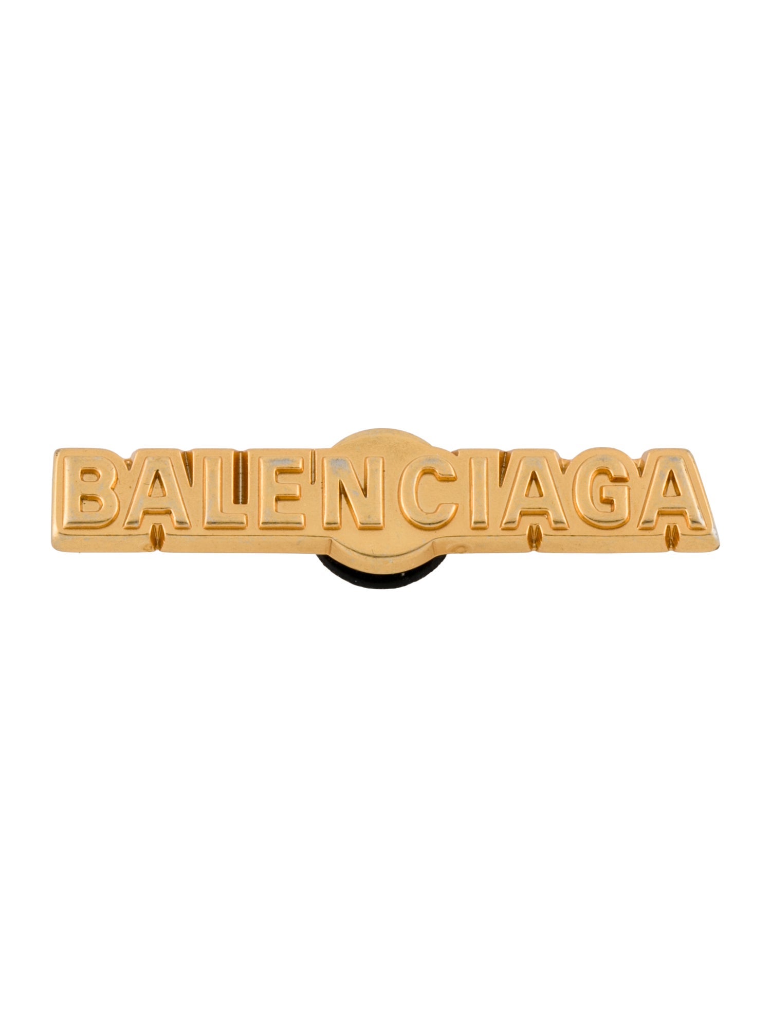 Balenciaga Brand logo croc shoe charm