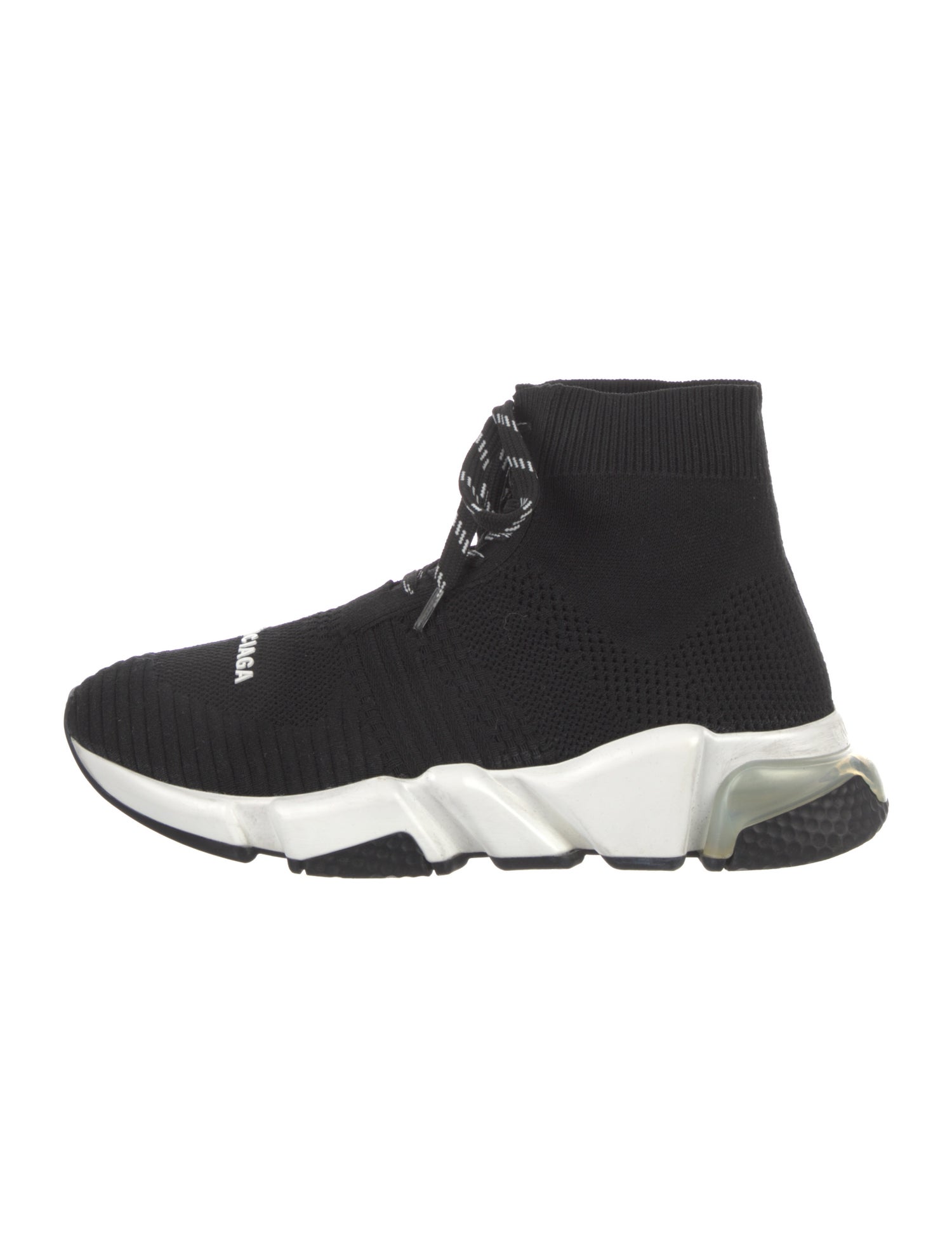 Balenciaga Speed Trainer Lace up 'Clear Sole' Sock Sneakers