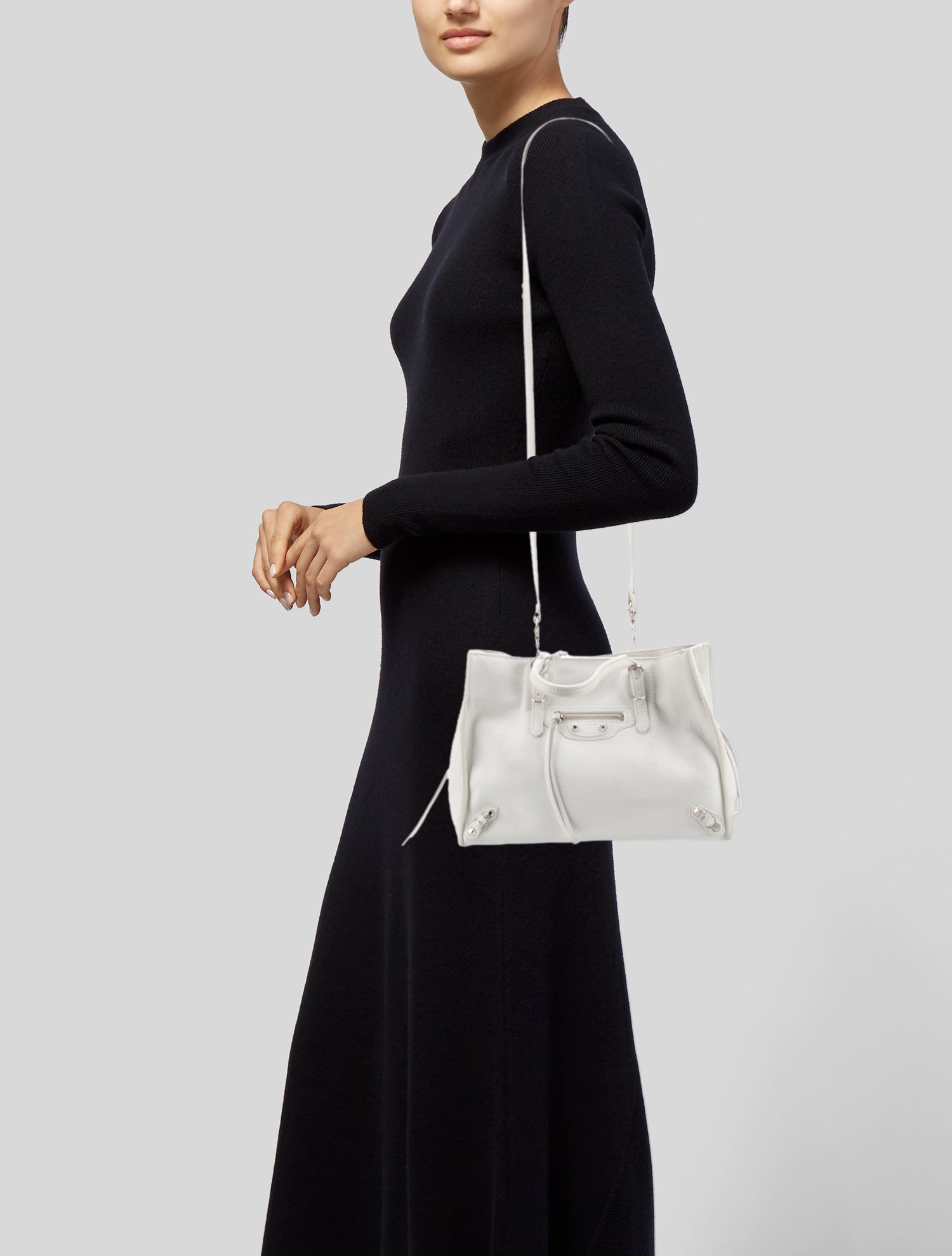 Balenciaga Leather Papier A4 Small