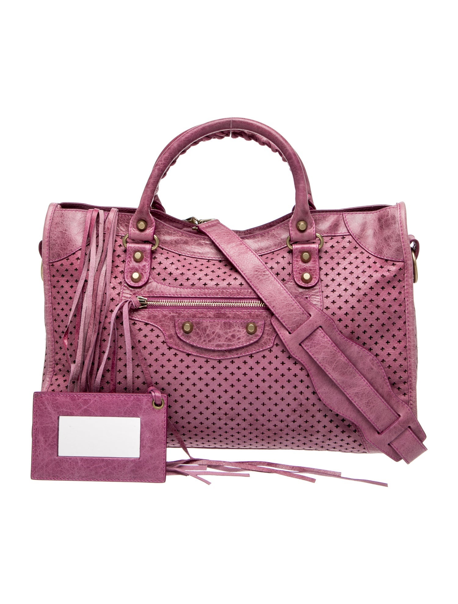 Balenciaga Leather Motocross Classic City