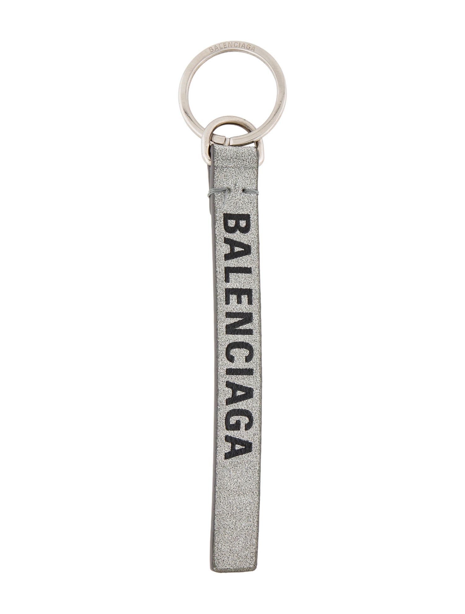 Balenciaga Silver Keychain