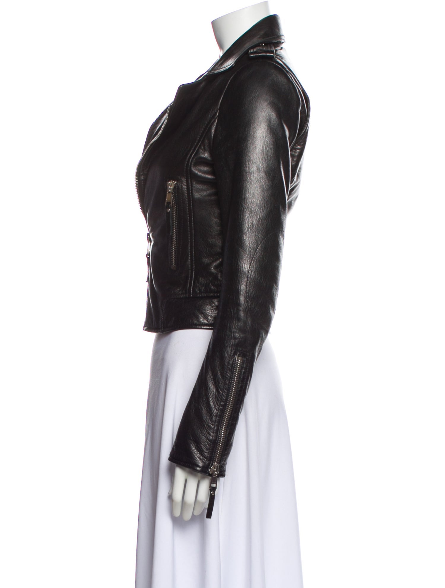 Balenciaga 2012 Lamb Leather Biker Jacket