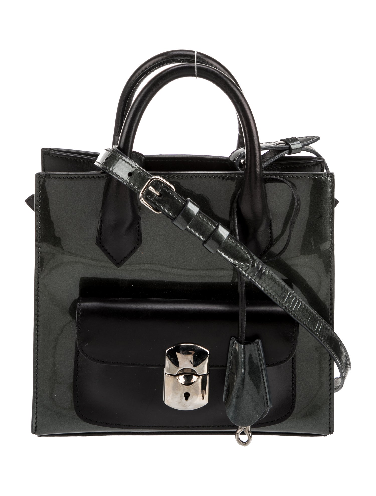 Balenciaga Patent Leather Padlock All Afternoon