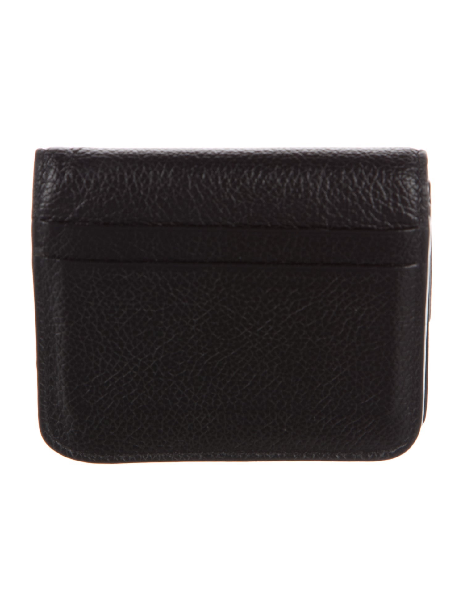 Balenciaga Leather Graphic Print Wallet