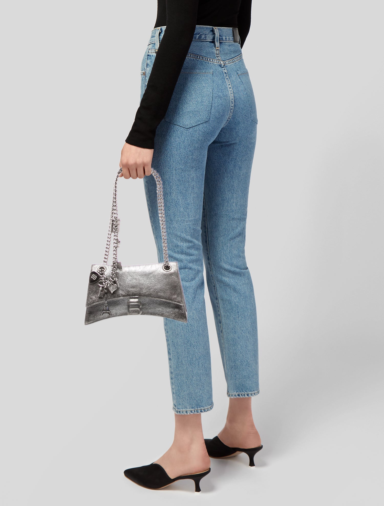 Balenciaga Leather Shoulder Bag 2024