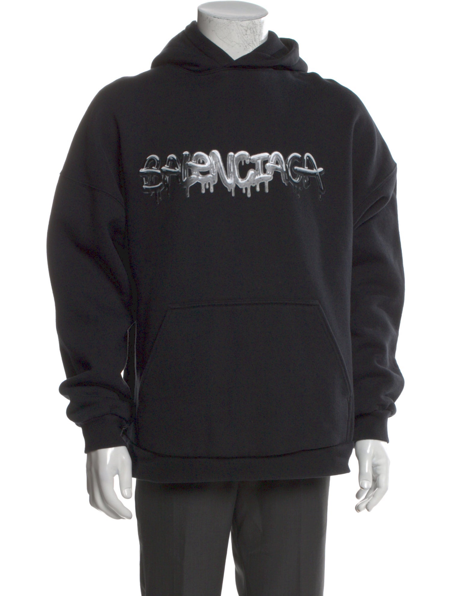 Balenciaga 2021 Graphic Print Hoodie