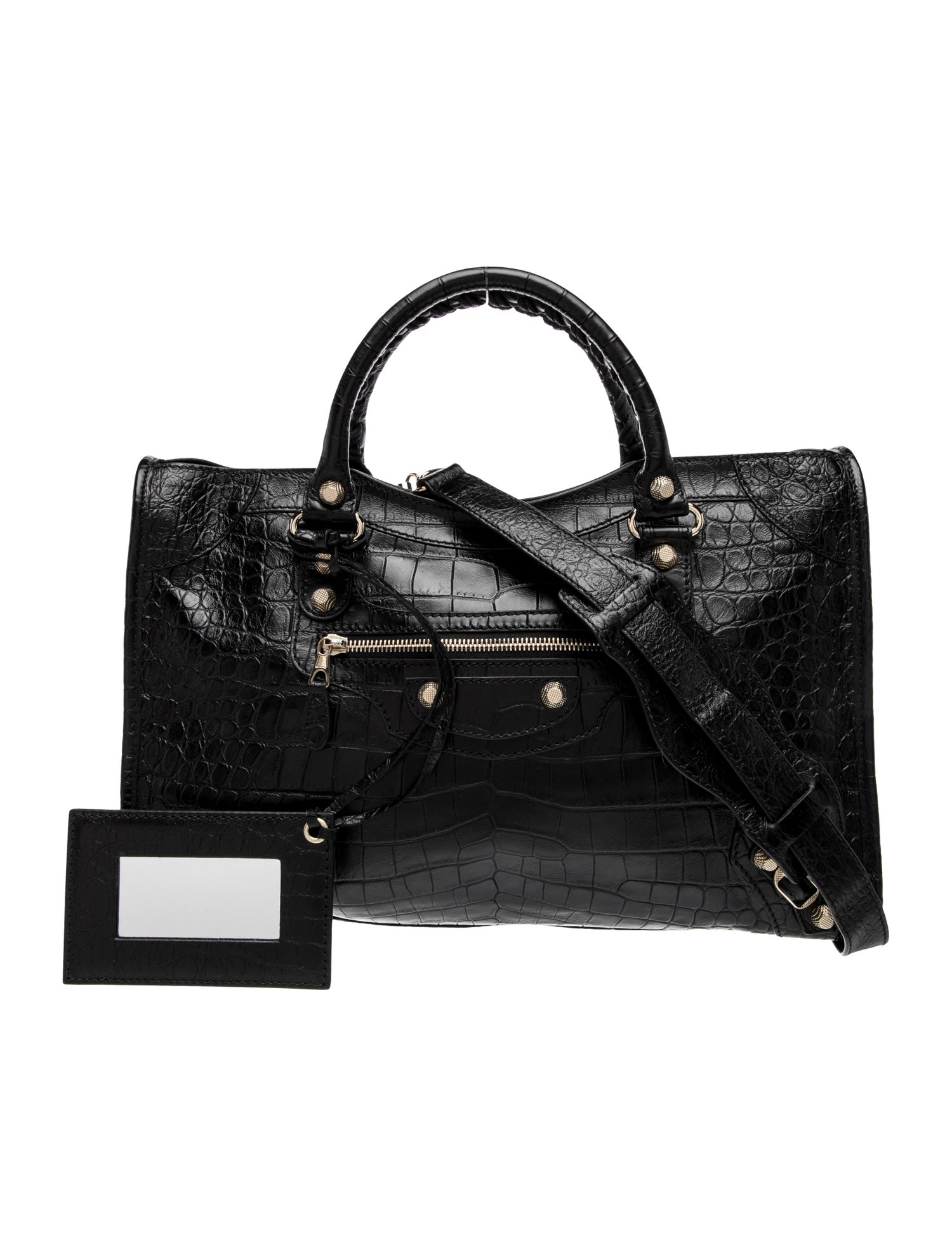 Balenciaga Embossed Leather Motocross City Giant