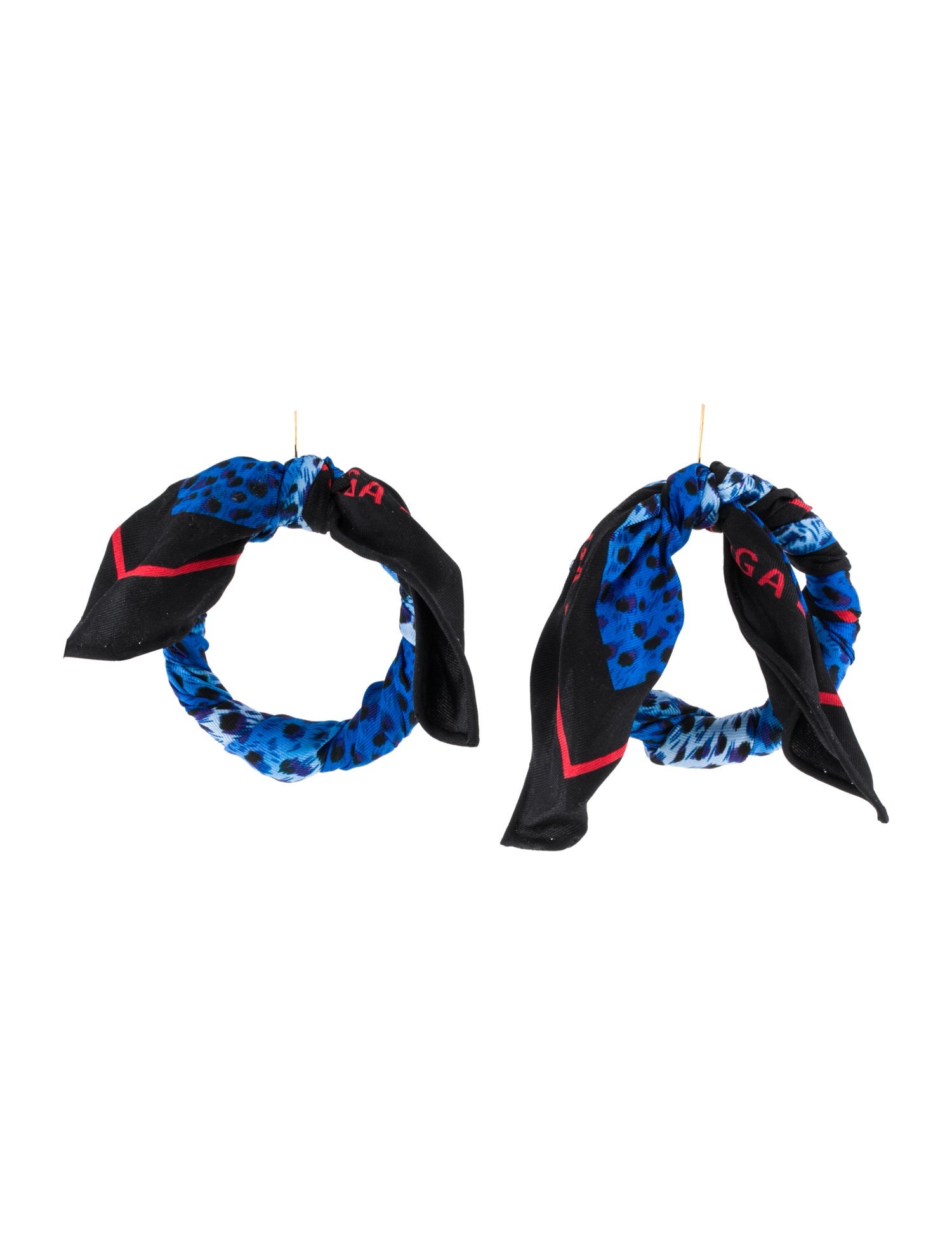 Balenciaga Scarf Hoop Earrings