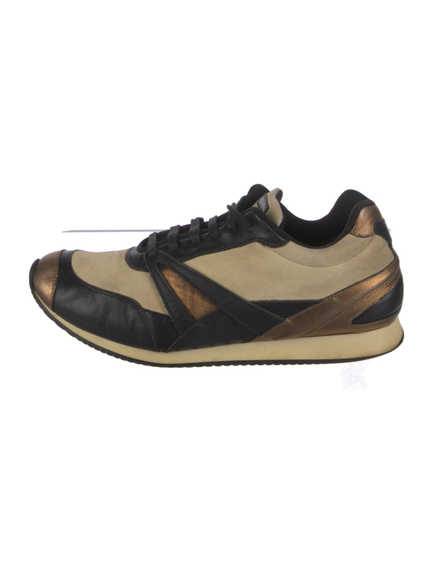 Balenciaga Suede Colorblock Pattern Sneakers