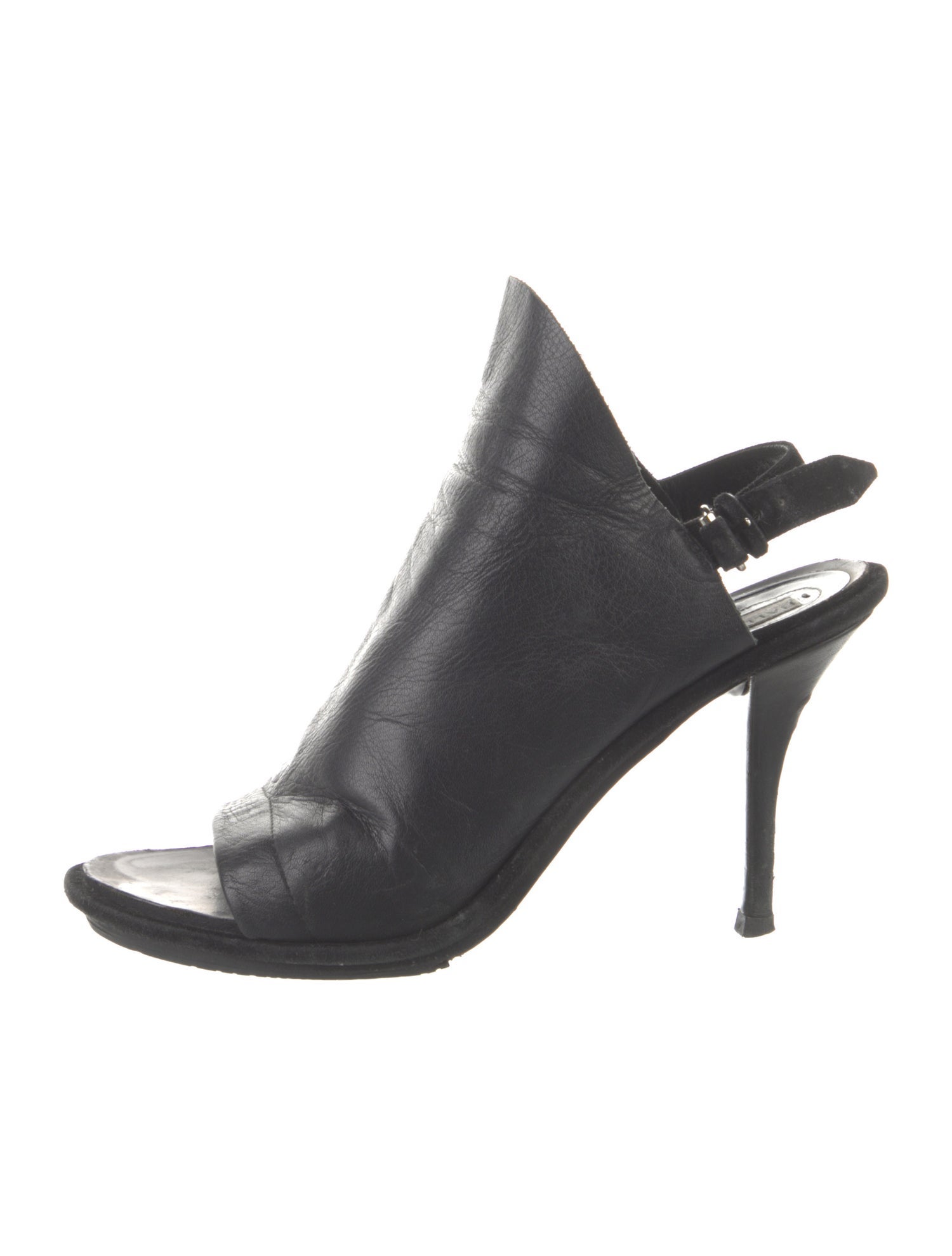 Balenciaga Leather Slingback Pumps