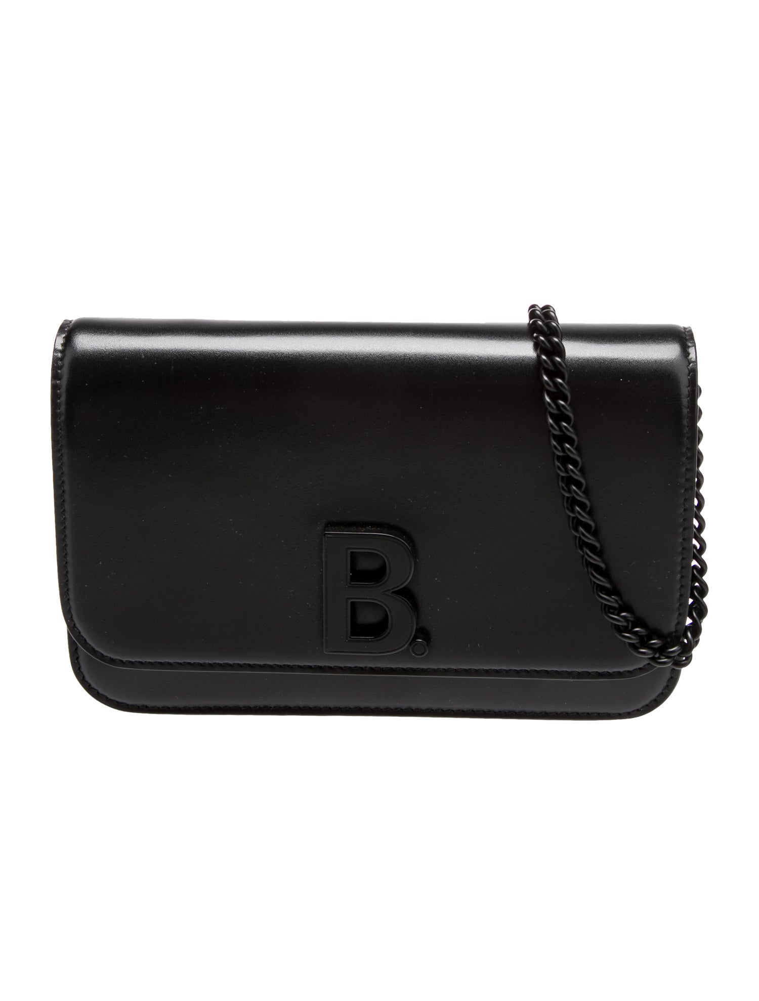 Balenciaga Leather B. Wallet on Chain