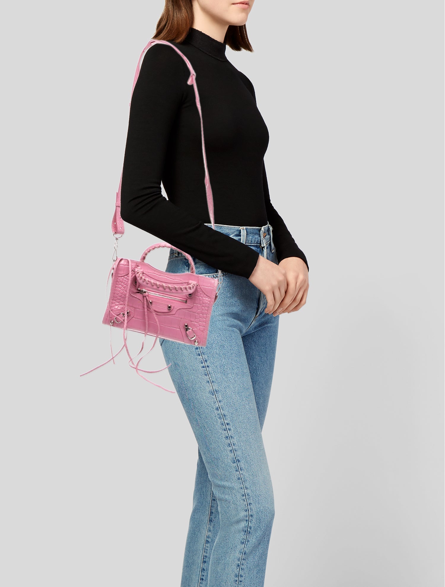 Balenciaga Leather Mini City Bag Mini