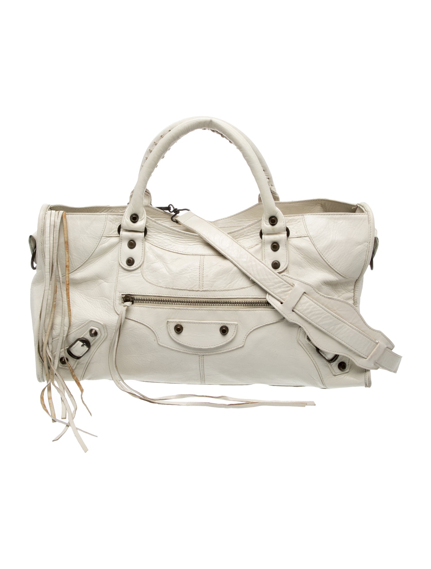 Balenciaga Leather Motocross Classic City