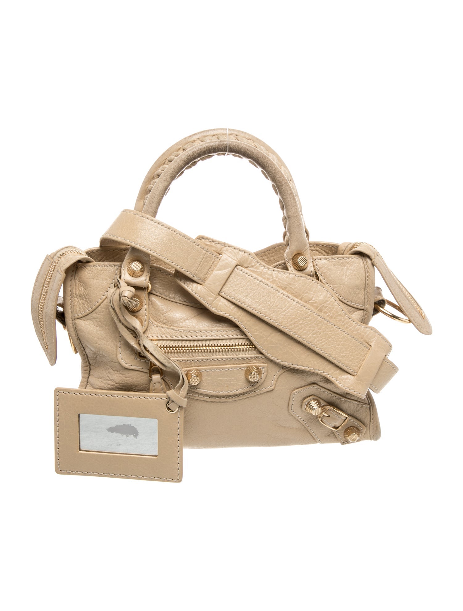 Balenciaga Lambskin Motocross City Giant Mini