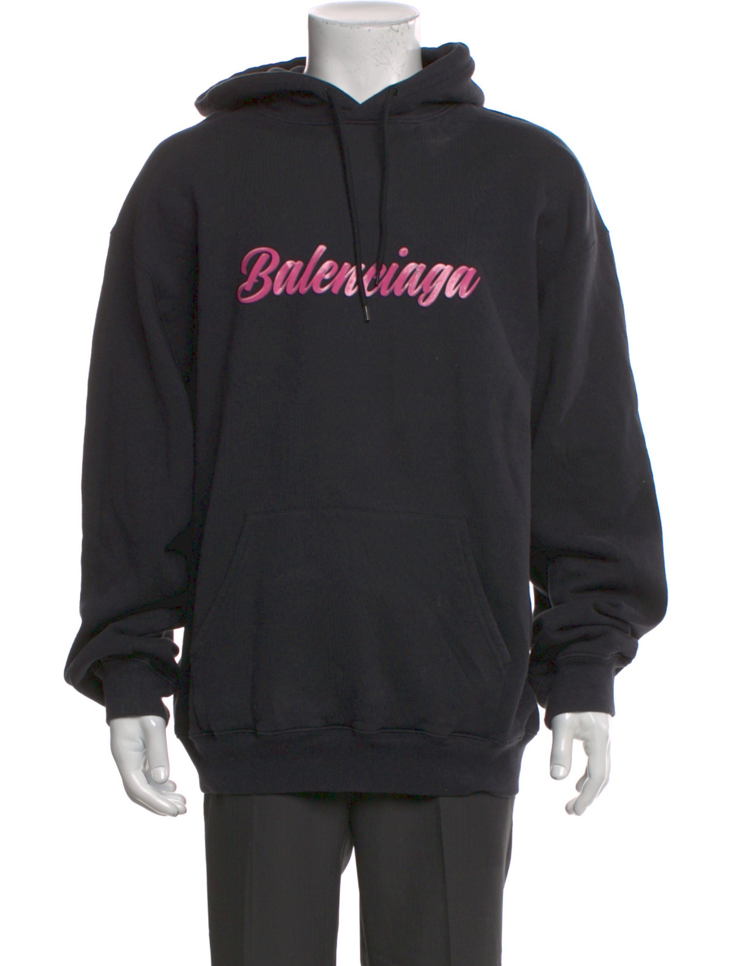 Balenciaga 2019 Graphic Print Hoodie