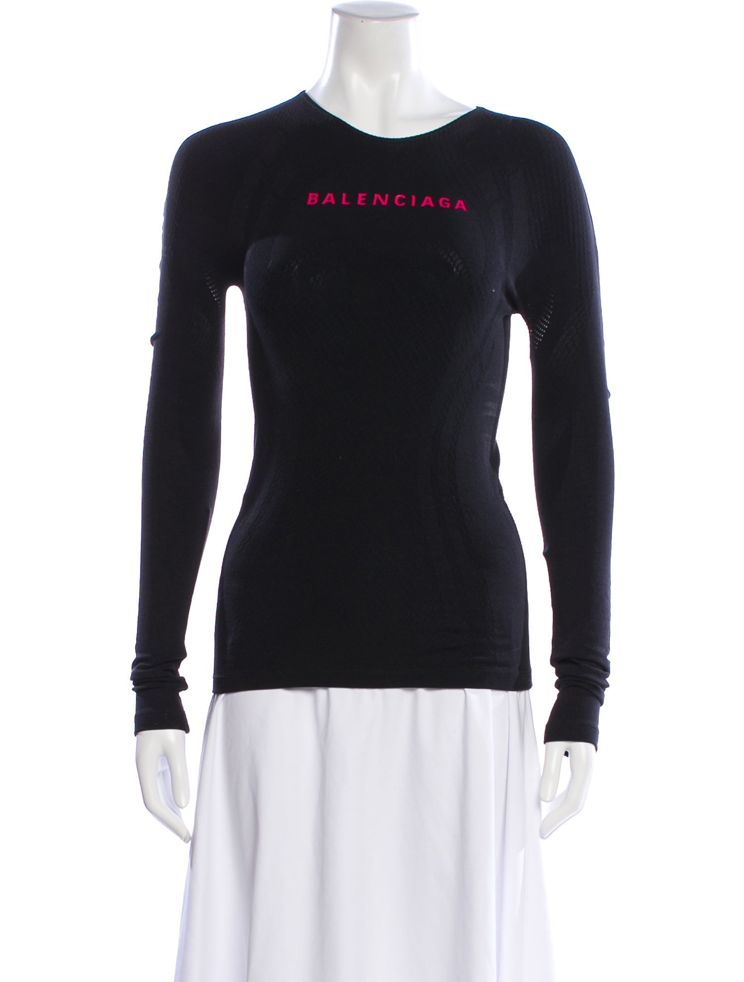 Balenciaga 2019 Crew Neck Top