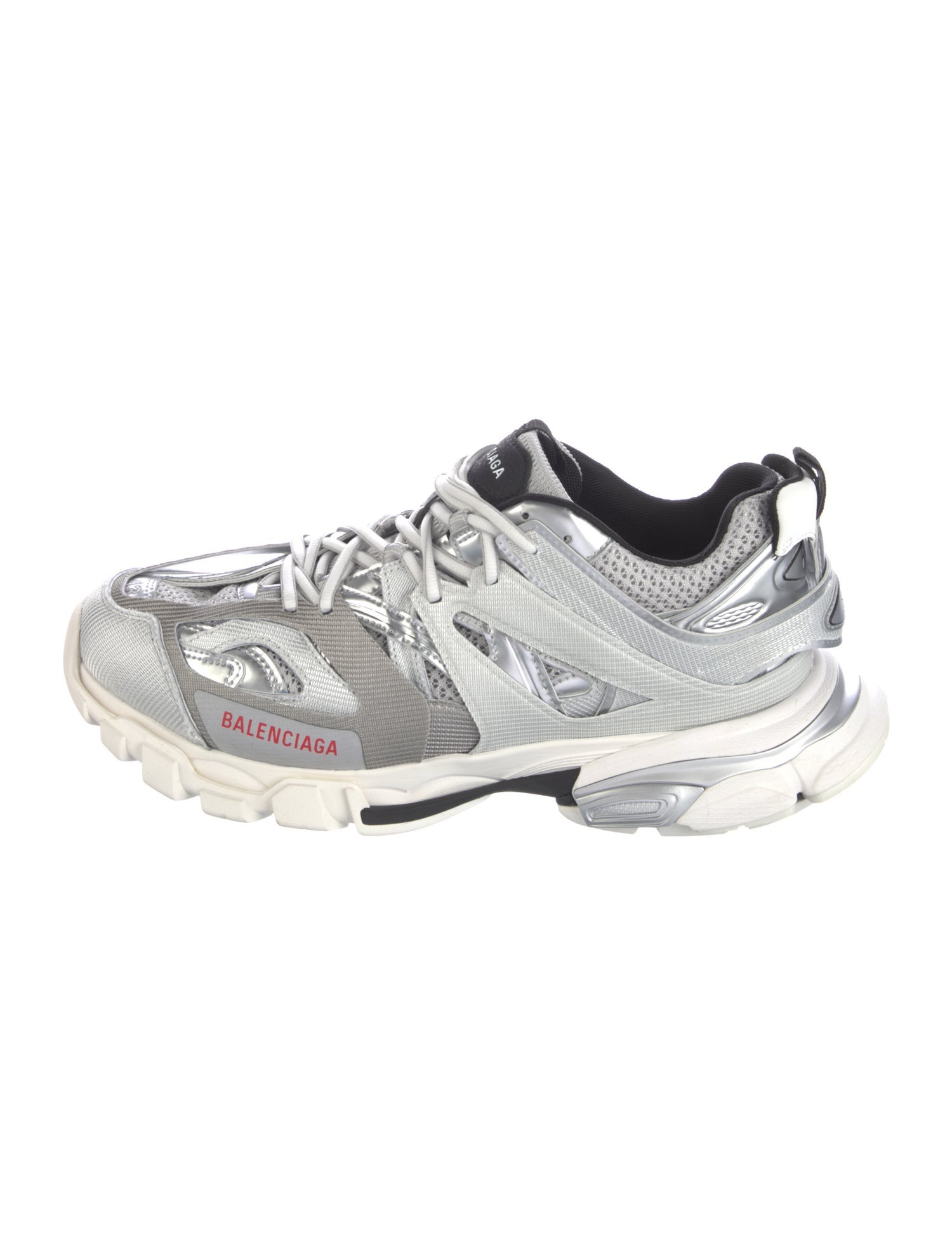 Balenciaga Mesh Colorblock Pattern Sneakers