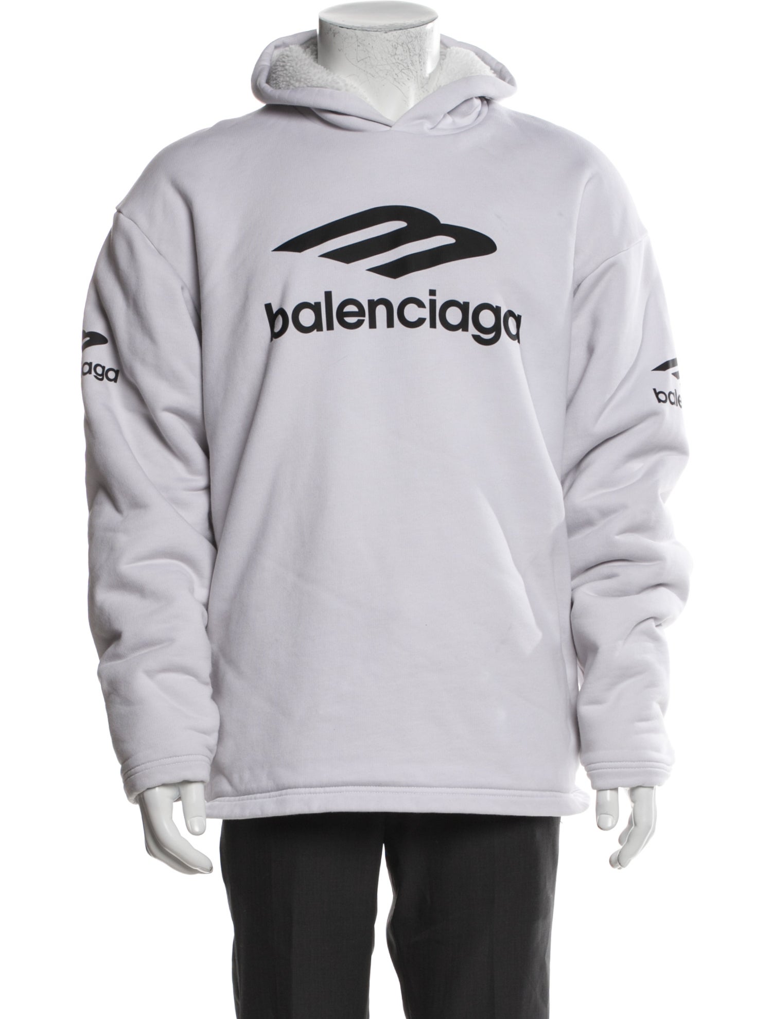 Balenciaga 2023 Graphic Print Hoodie