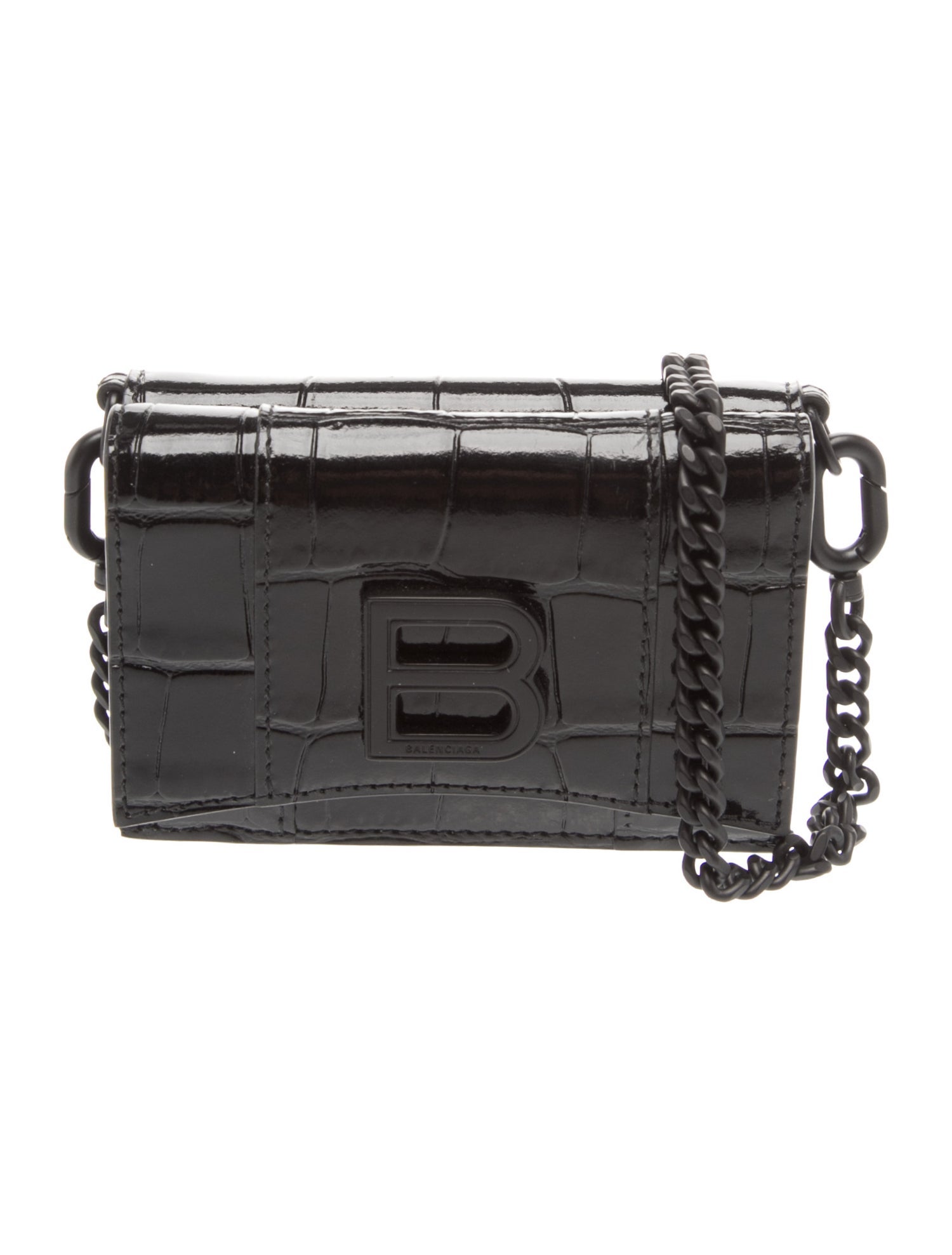 Embossed Leather Hourglass Mini