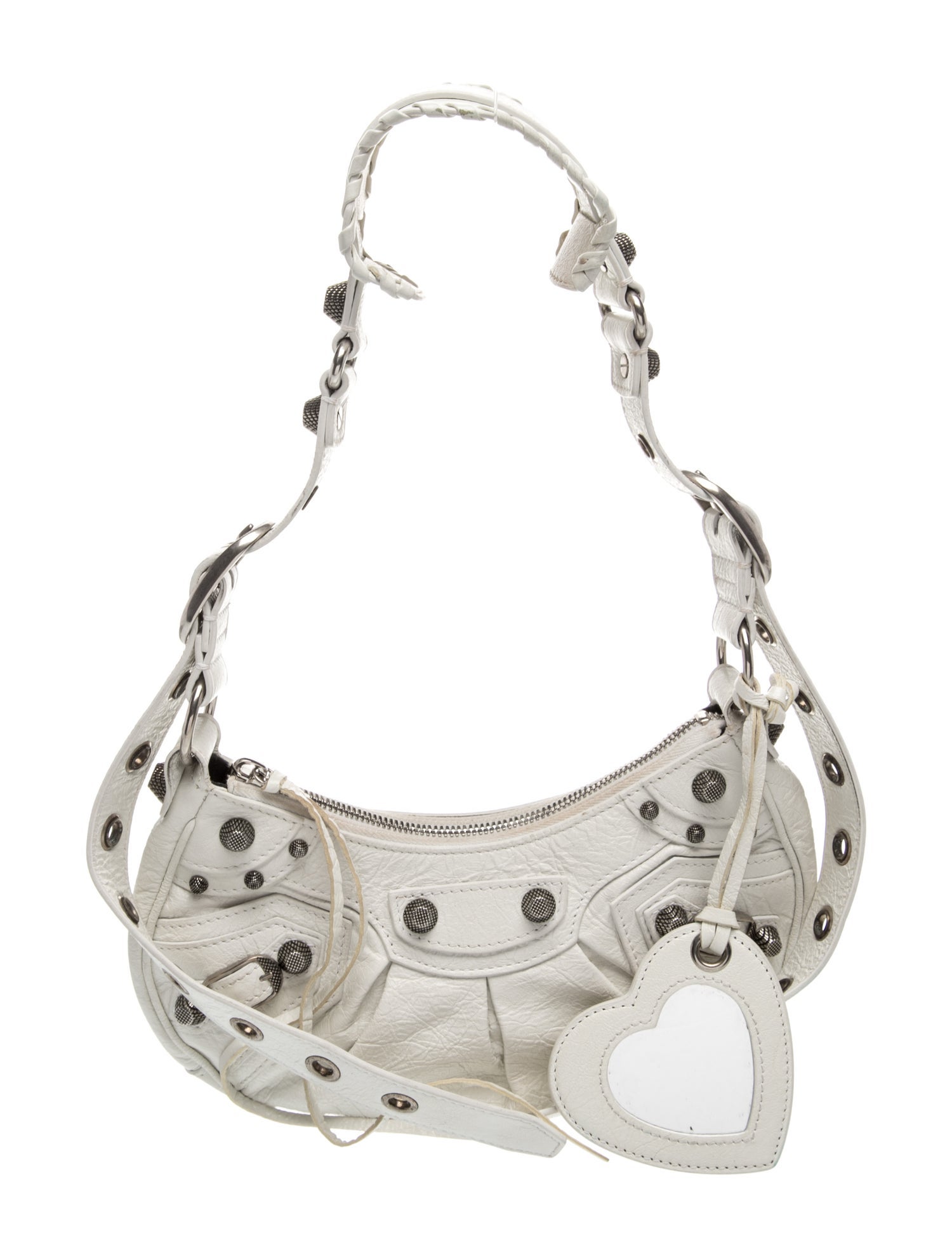 Balenciaga Leather Le Cagole Shoulder Bag XS