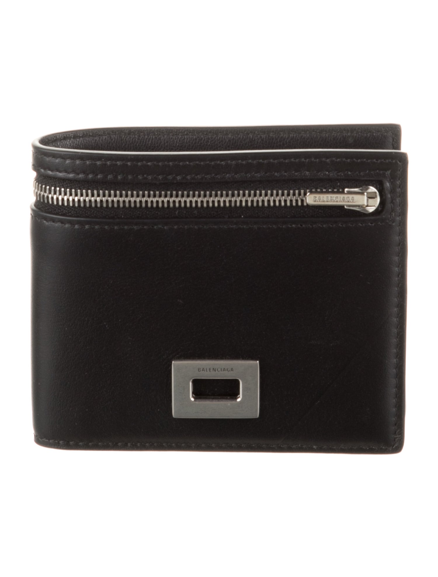 Balenciaga 2025 Leather Compact Wallet