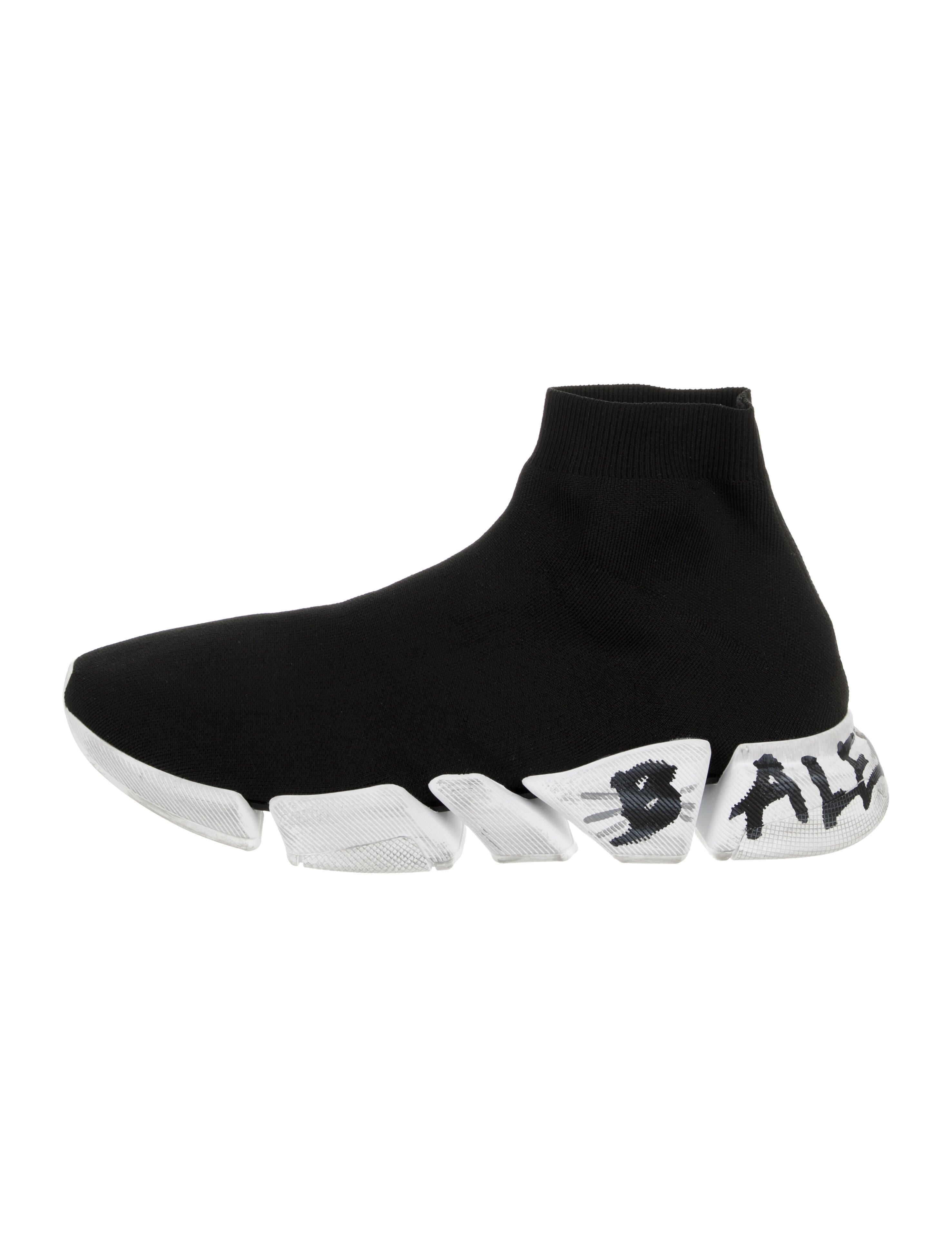 Balenciaga Speed Trainer 2.0 'Graffiti' Sock Sneakers