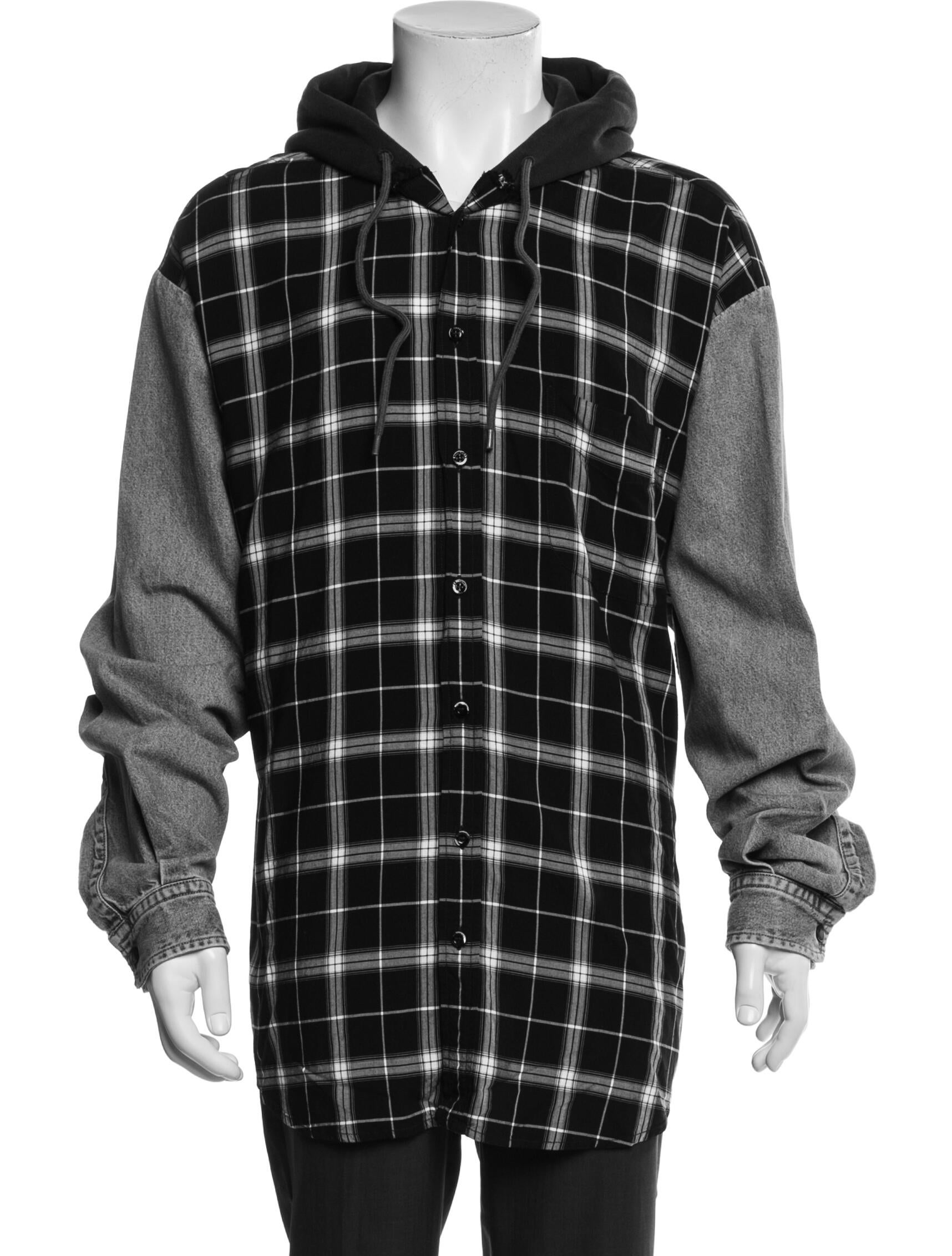 Balenciaga 2018 Plaid Print Jacket