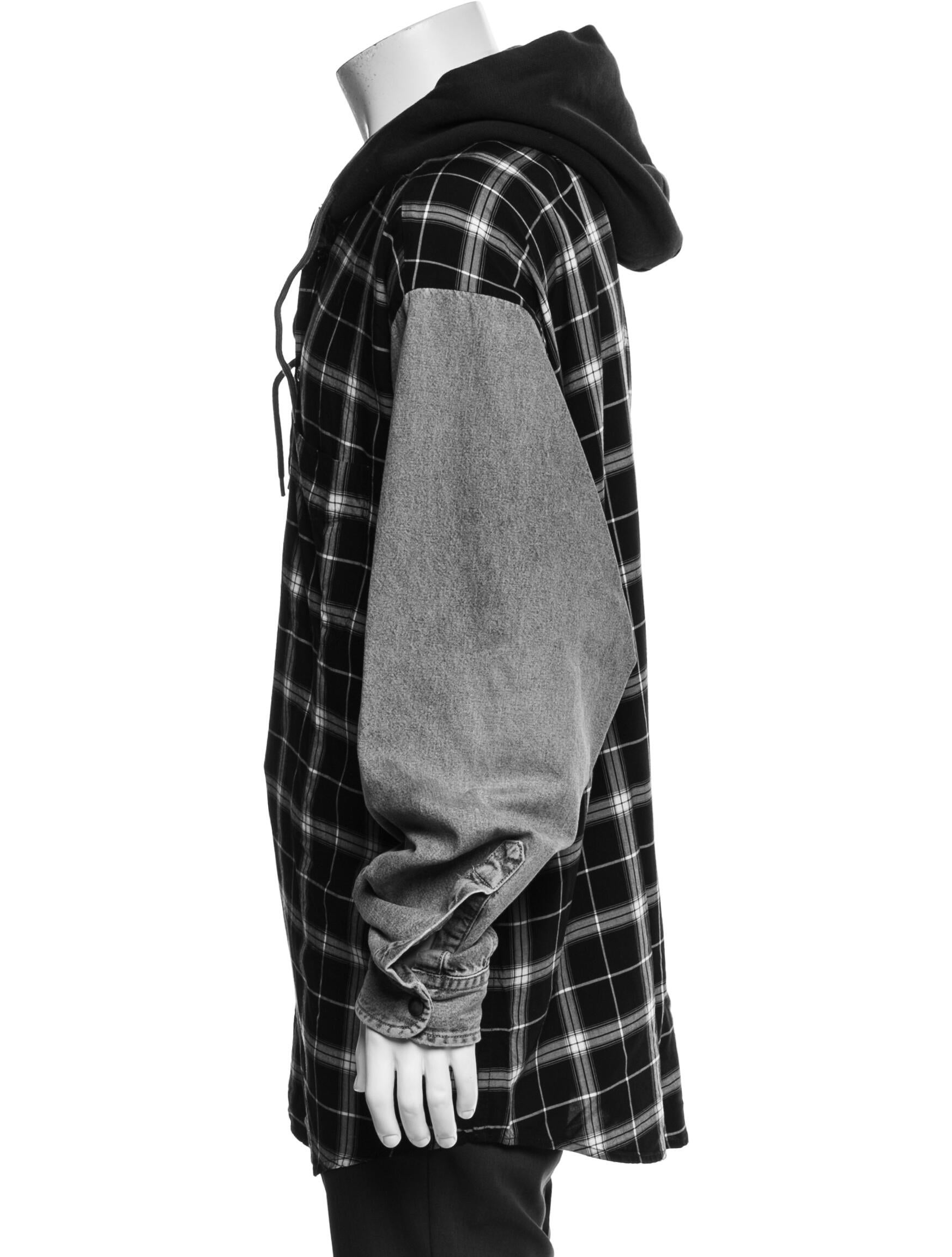 Balenciaga 2018 Plaid Print Jacket