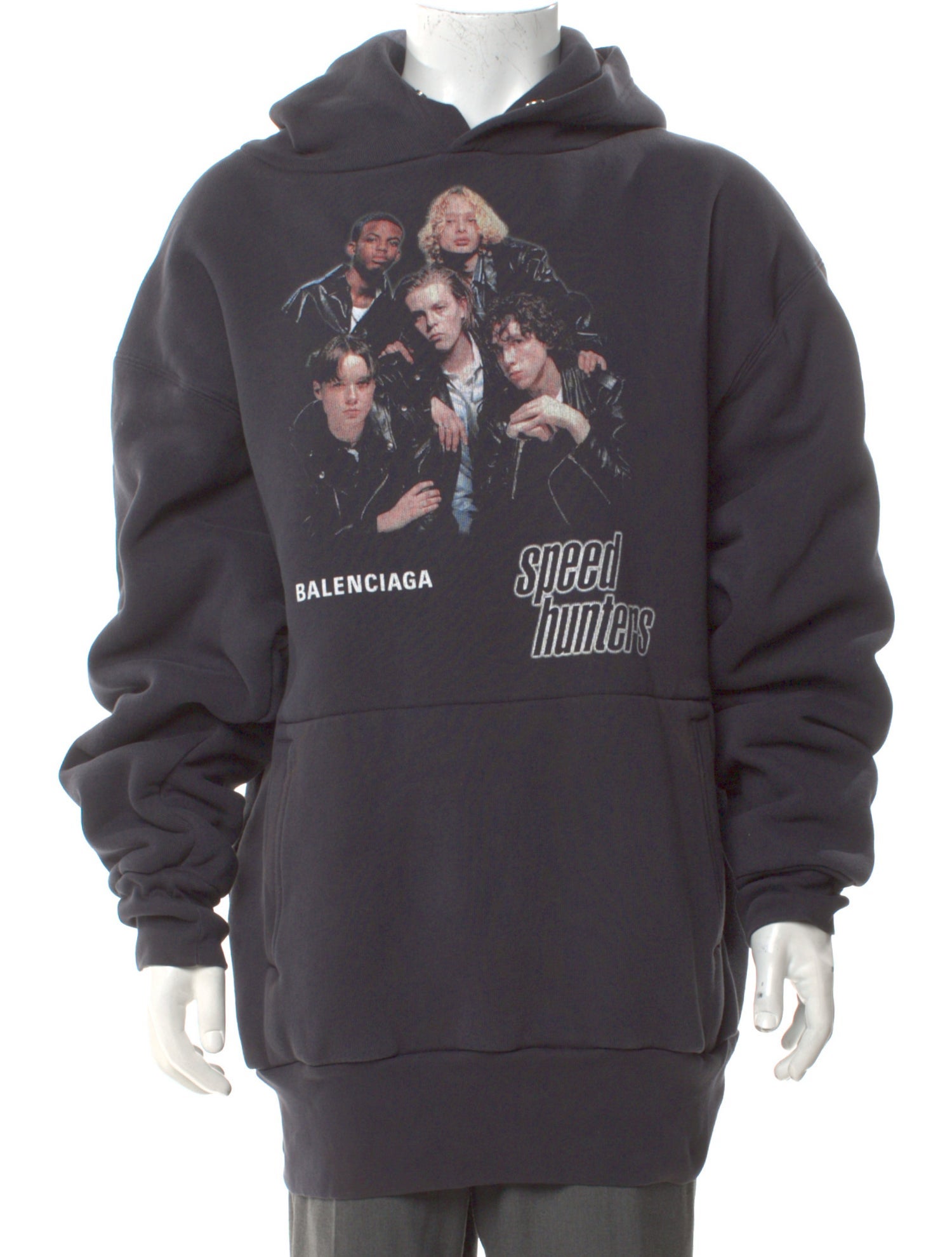 Balenciaga 2018 Graphic Print Hoodie