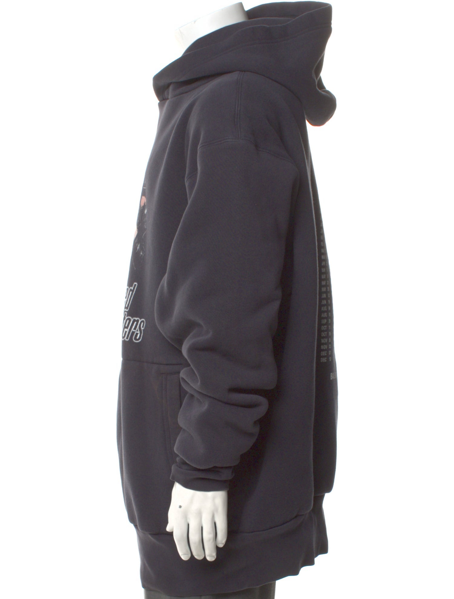 Balenciaga 2018 Graphic Print Hoodie