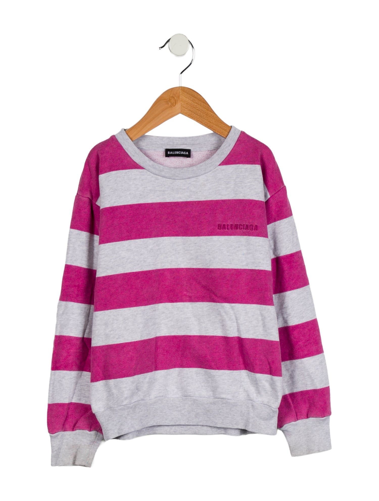 Balenciaga Girls' Striped Sweatshirt
