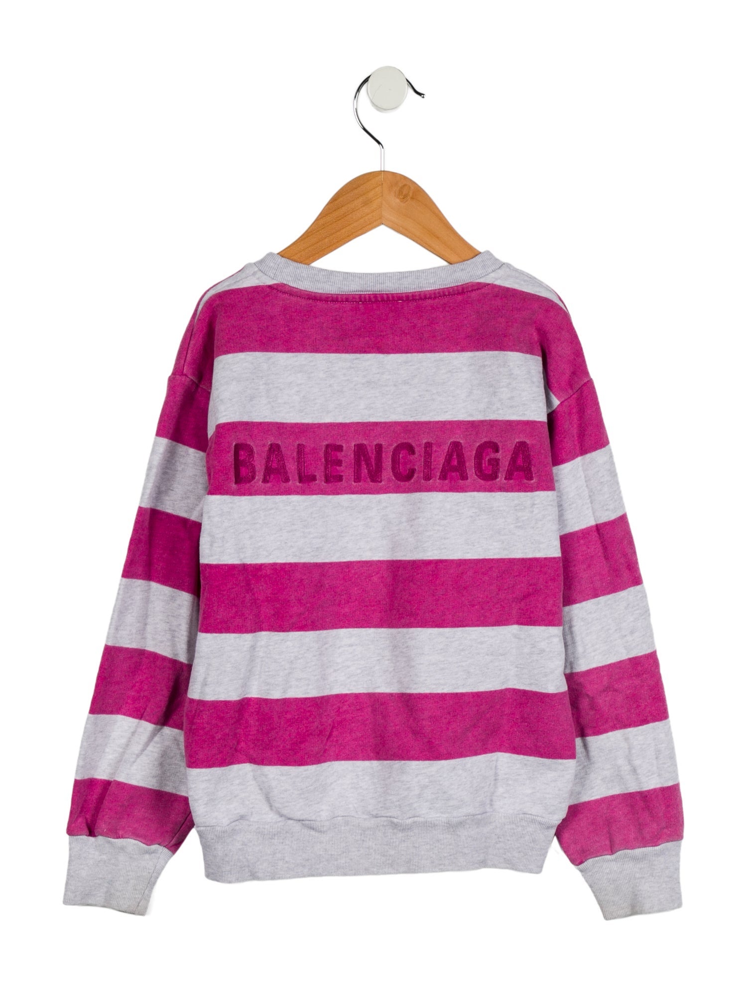 Balenciaga Girls' Striped Sweatshirt