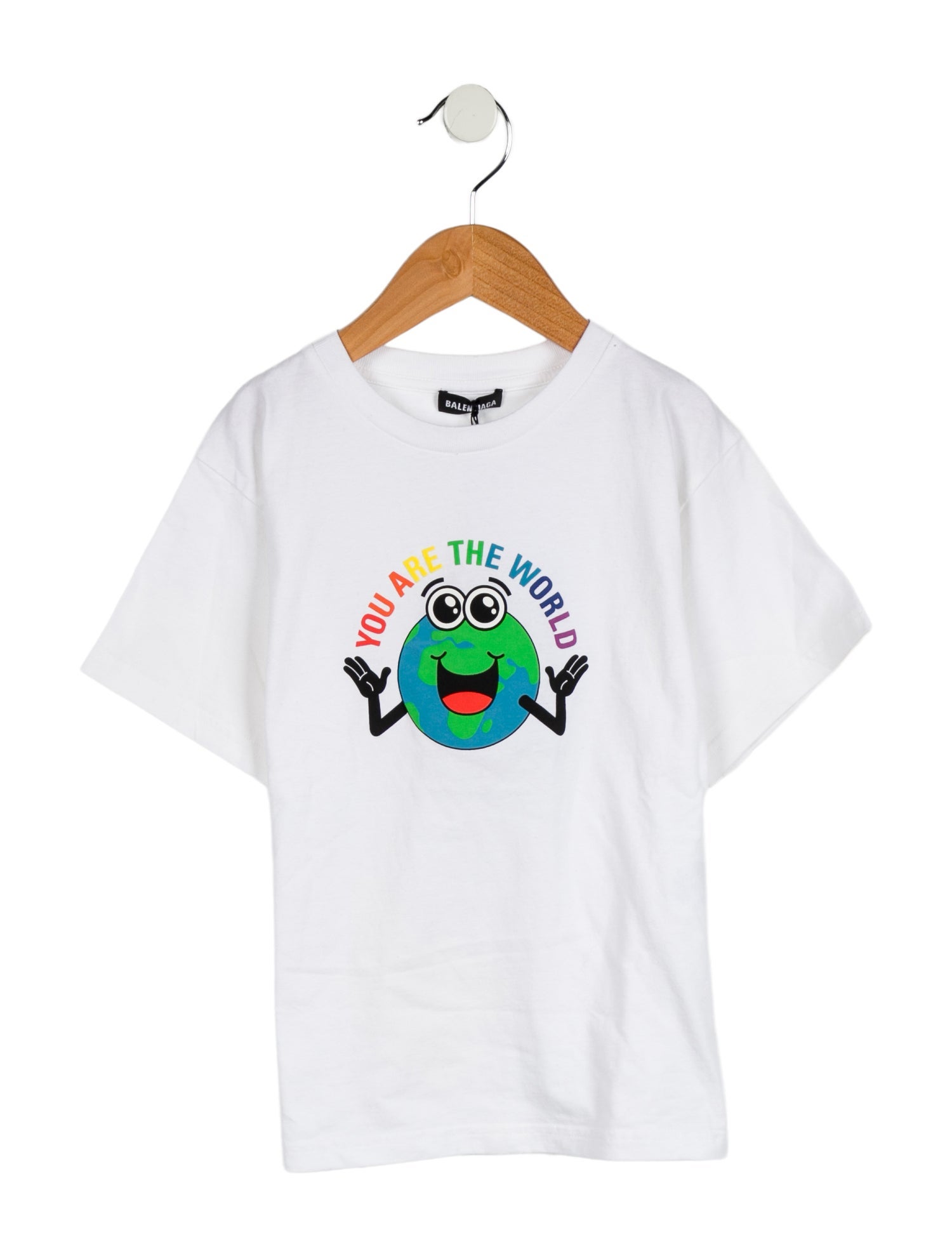 Balenciaga Boys' Earth Graphic T-Shirt