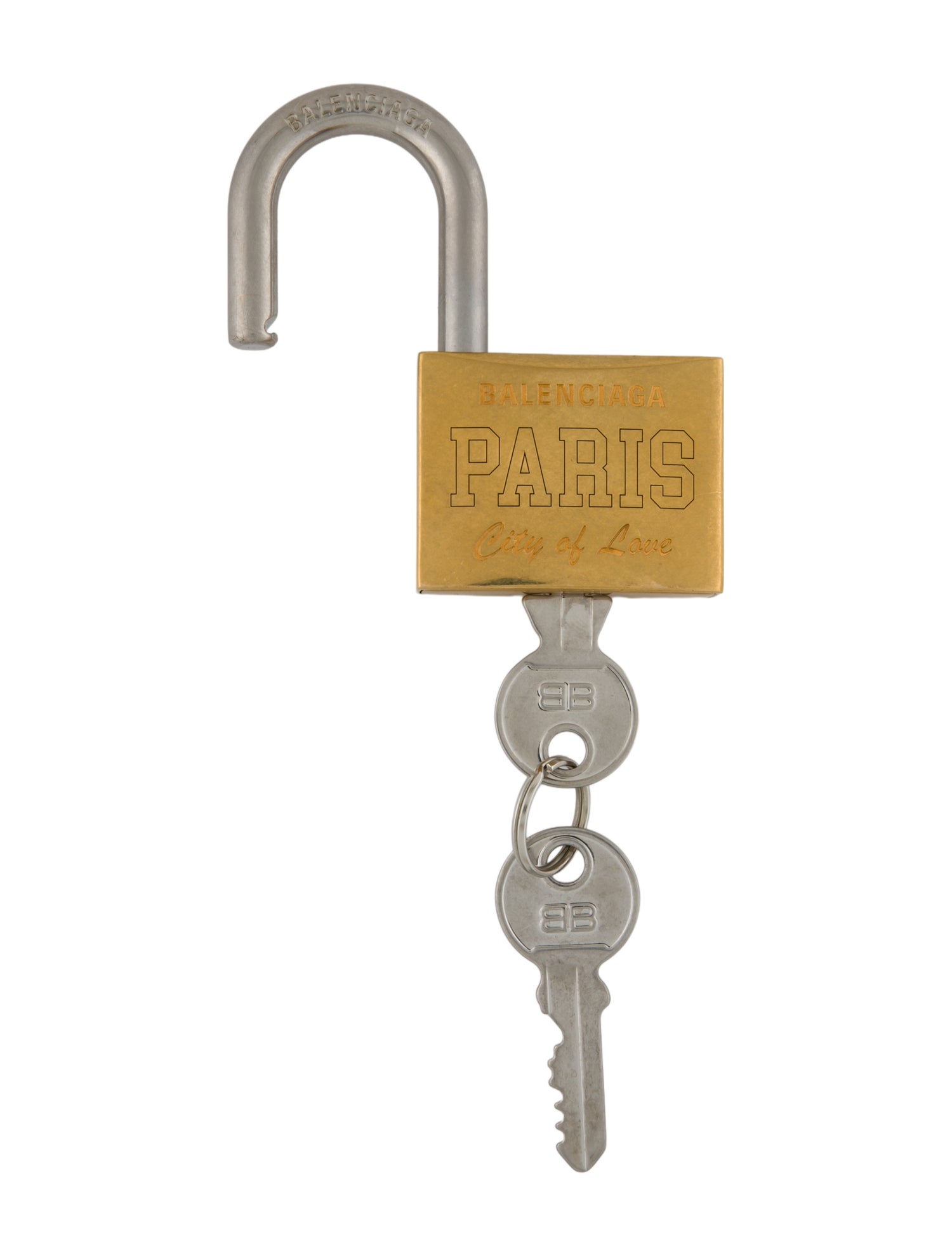 Balenciaga Womens' Padlock Bag Charm