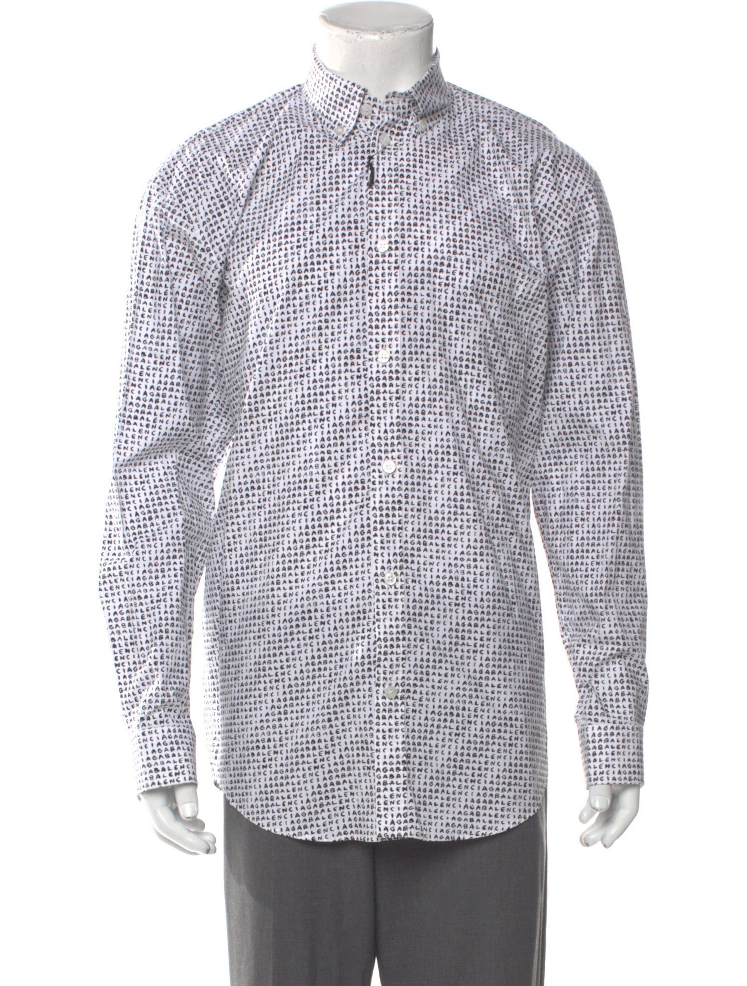 Balenciaga 2021 Plaid Print Shirt w/ Tags